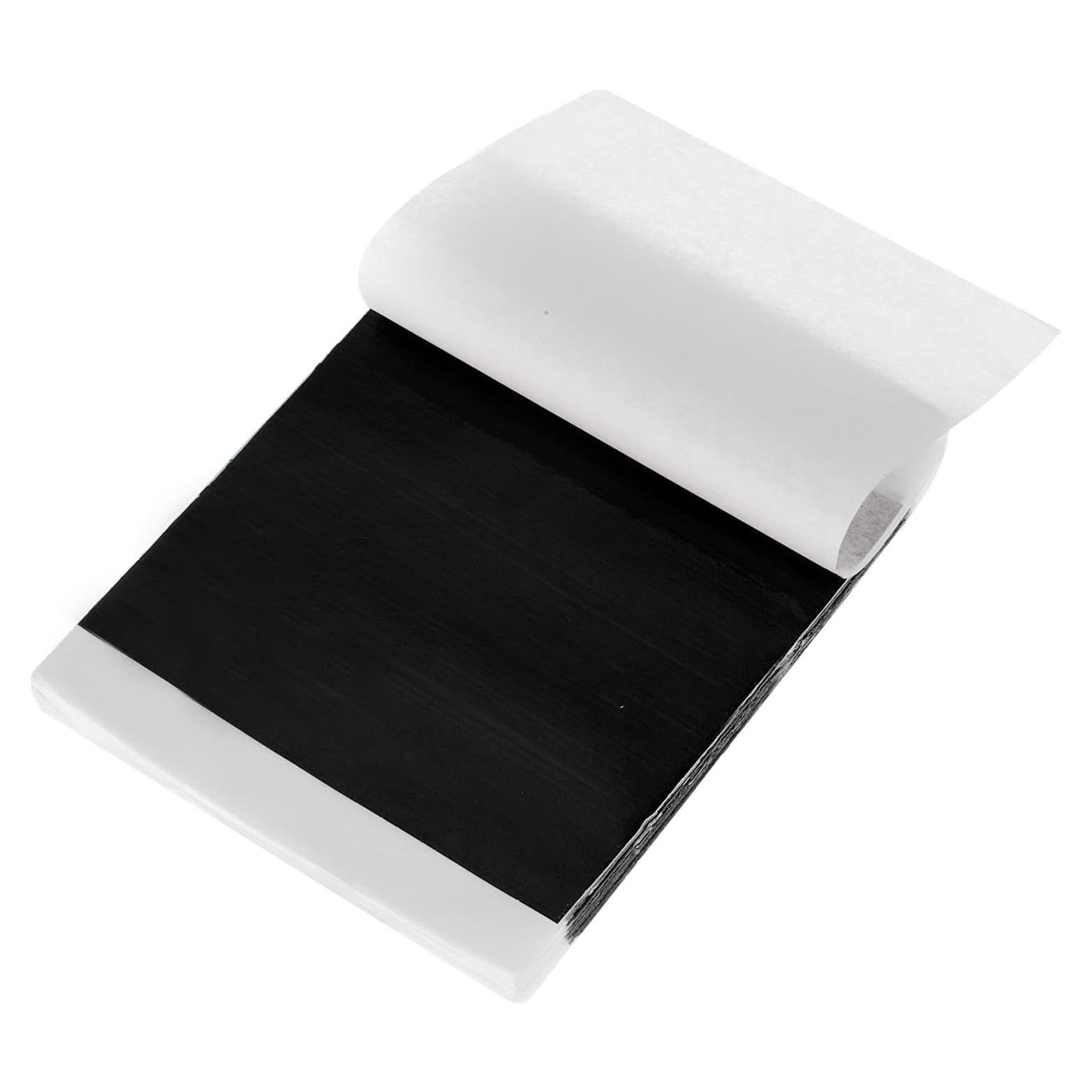 Hojas de Foil Imitación MECCANIXITY 200 Pcs 9x9 cm Negro