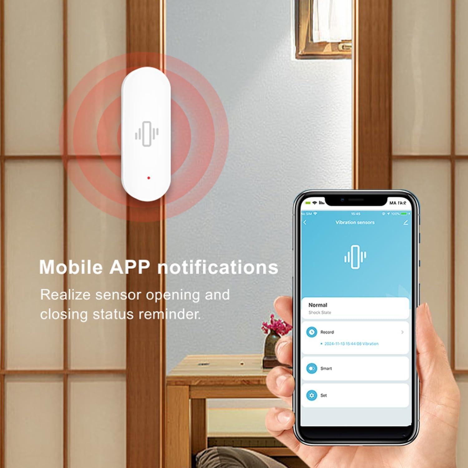 Sensor de Vibración WiFi SENCKIT con Notificaciones App