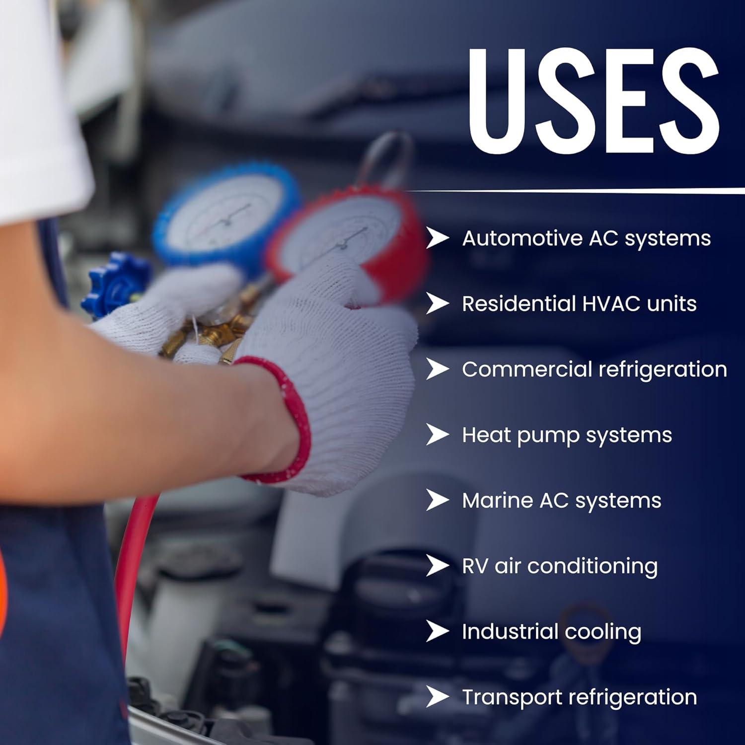 Juego de Manómetros de AC Hiatsu con Kit de Recarga R134a R32 R410a