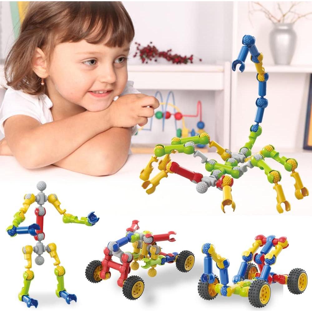 Juguete de Construcción STEM Afomida 125 Piezas para Niños