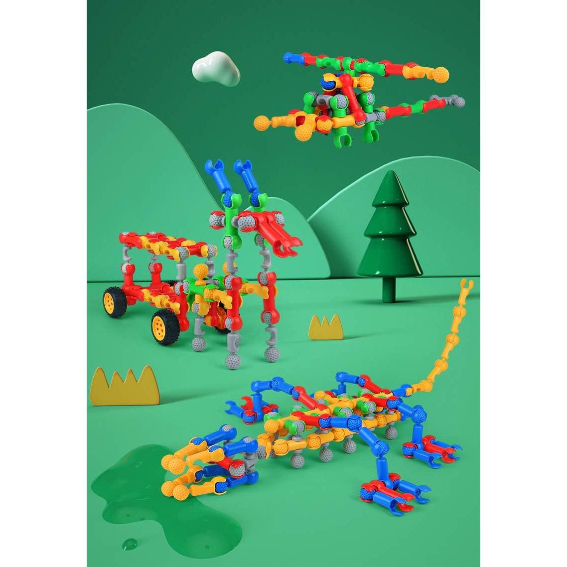 Juguete de Construcción STEM Afomida 125 Piezas para Niños