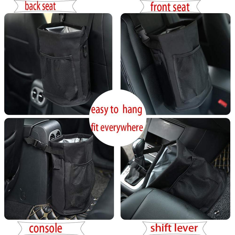 Basurero de Auto Qichebox Impermeable 11.4L Ajustable