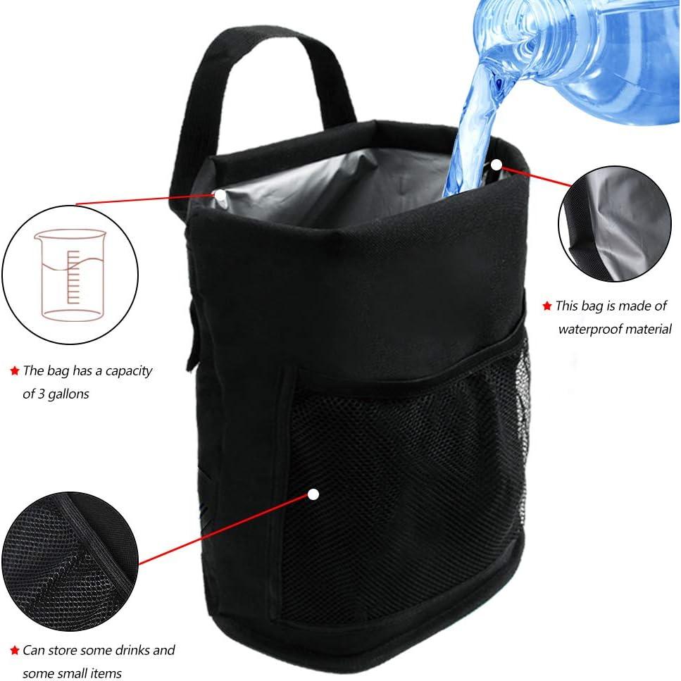 Basurero de Auto Qichebox Impermeable 11.4L Ajustable