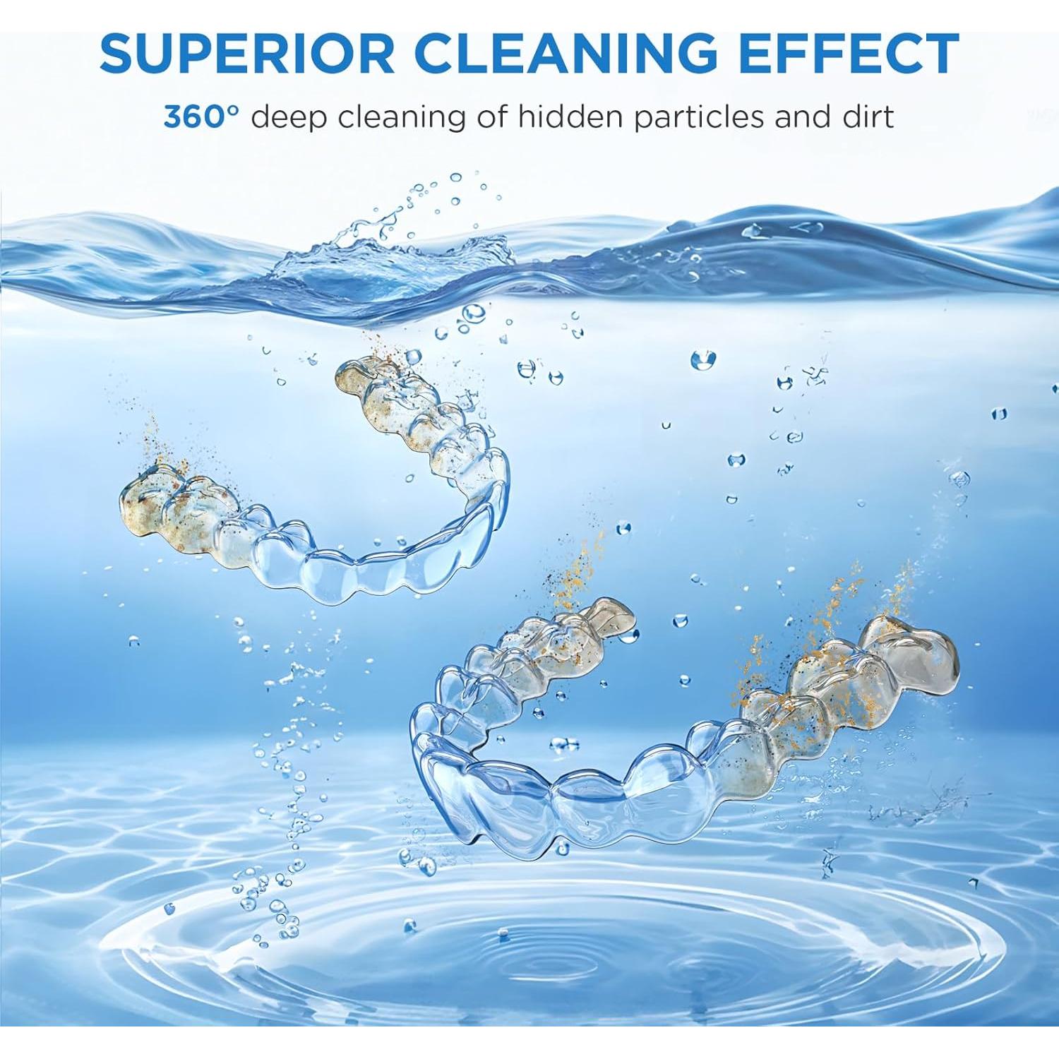 Limpiadora Ultrasónica de Retenedores UEOFEN 200ML Rosa