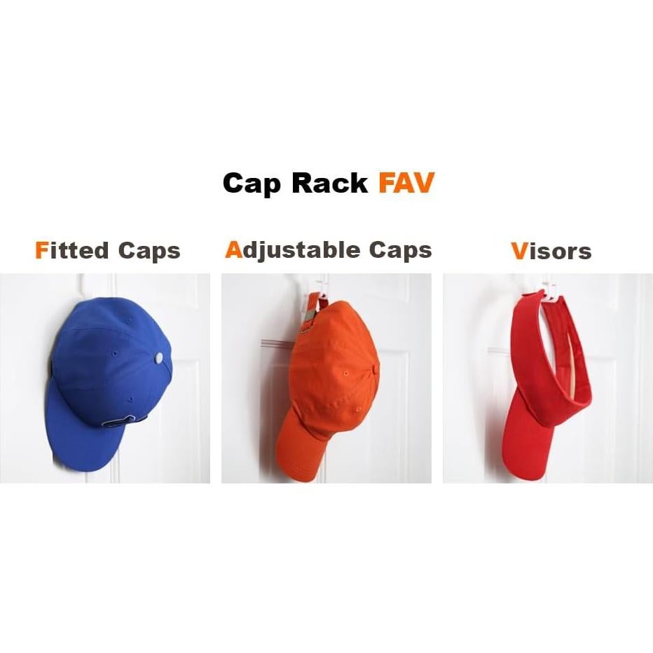 Organizador de Gorras Perfect Curve - CapRack Blanco 40 Gorras