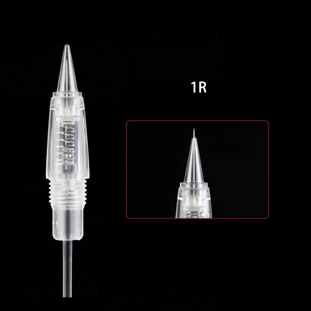 10 Cartuchos Agujas Tatuaje HiTreasure 1R 58mm Acero Inoxidable