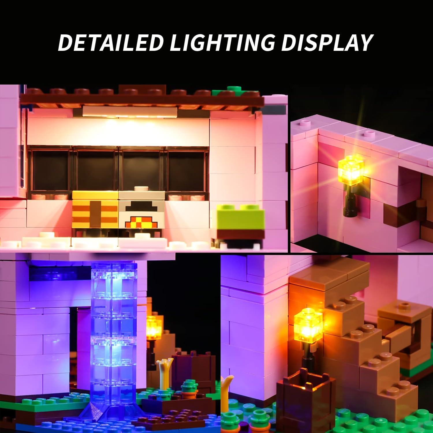 Kit de Luz LED Rorliny para Lego 21170 Casa del Cerdo