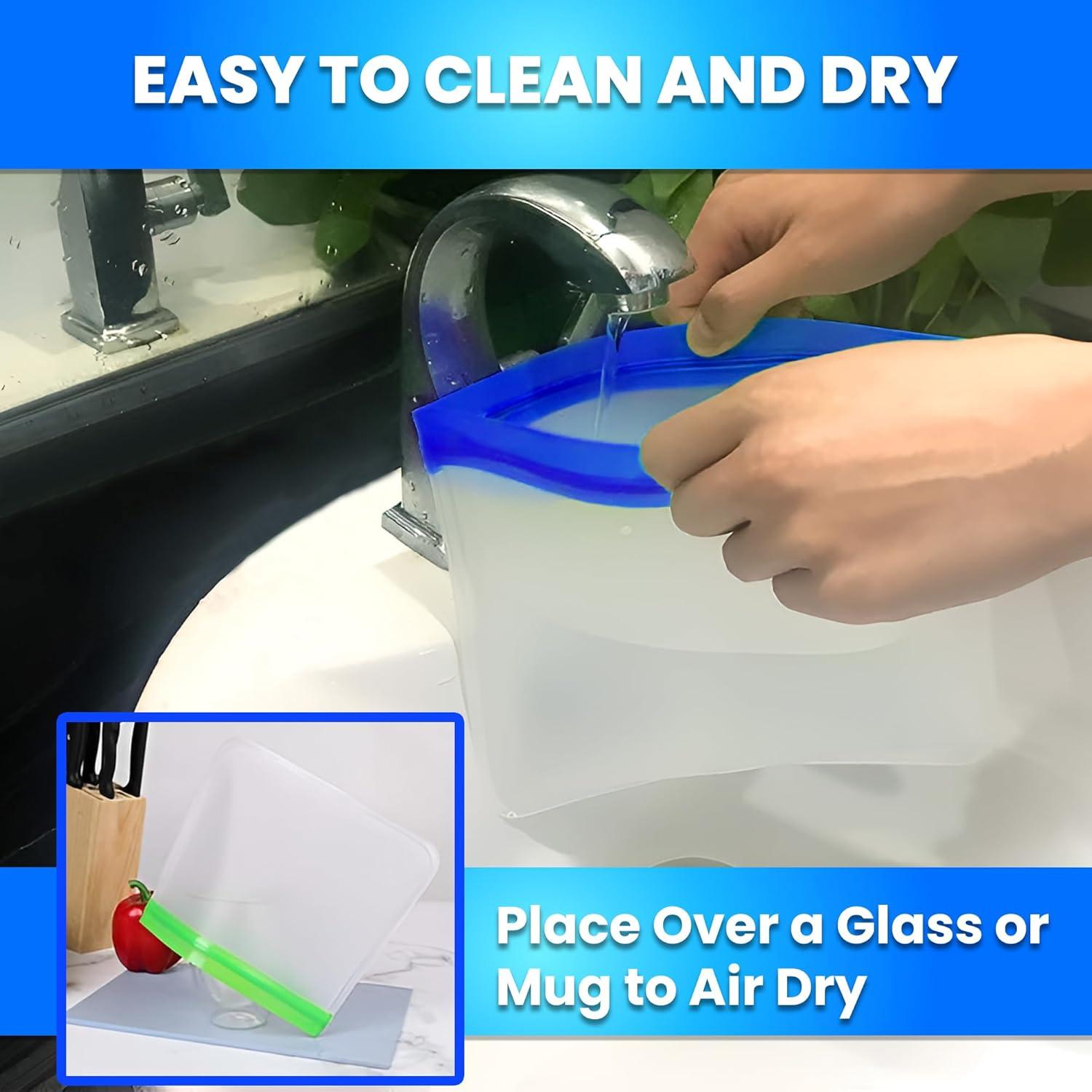 Bolsas de Almacenamiento de Snacks Genérica - 12 Piezas 17.8x12.7 cm