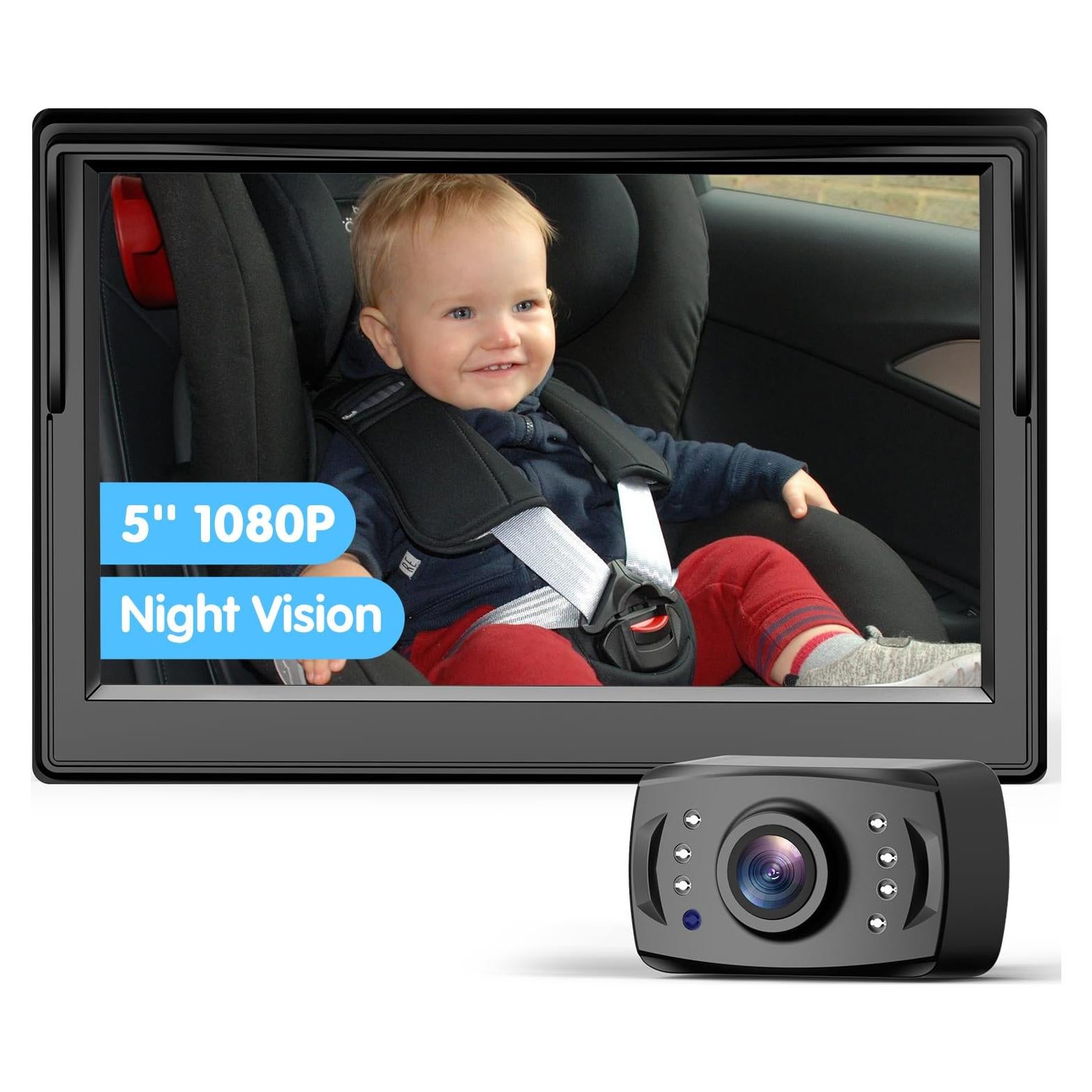 Cámara de Auto para Bebé Itomoro 5'' HD con Visión Nocturna