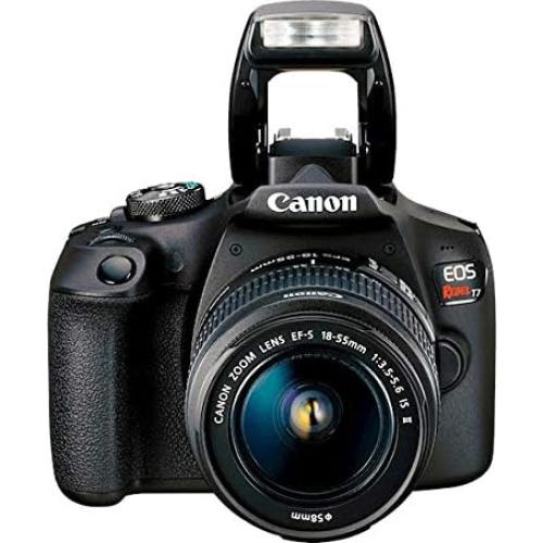 Cámara DSLR Canon EOS Rebel T7 24.1MP con lente 18-55mm y kit