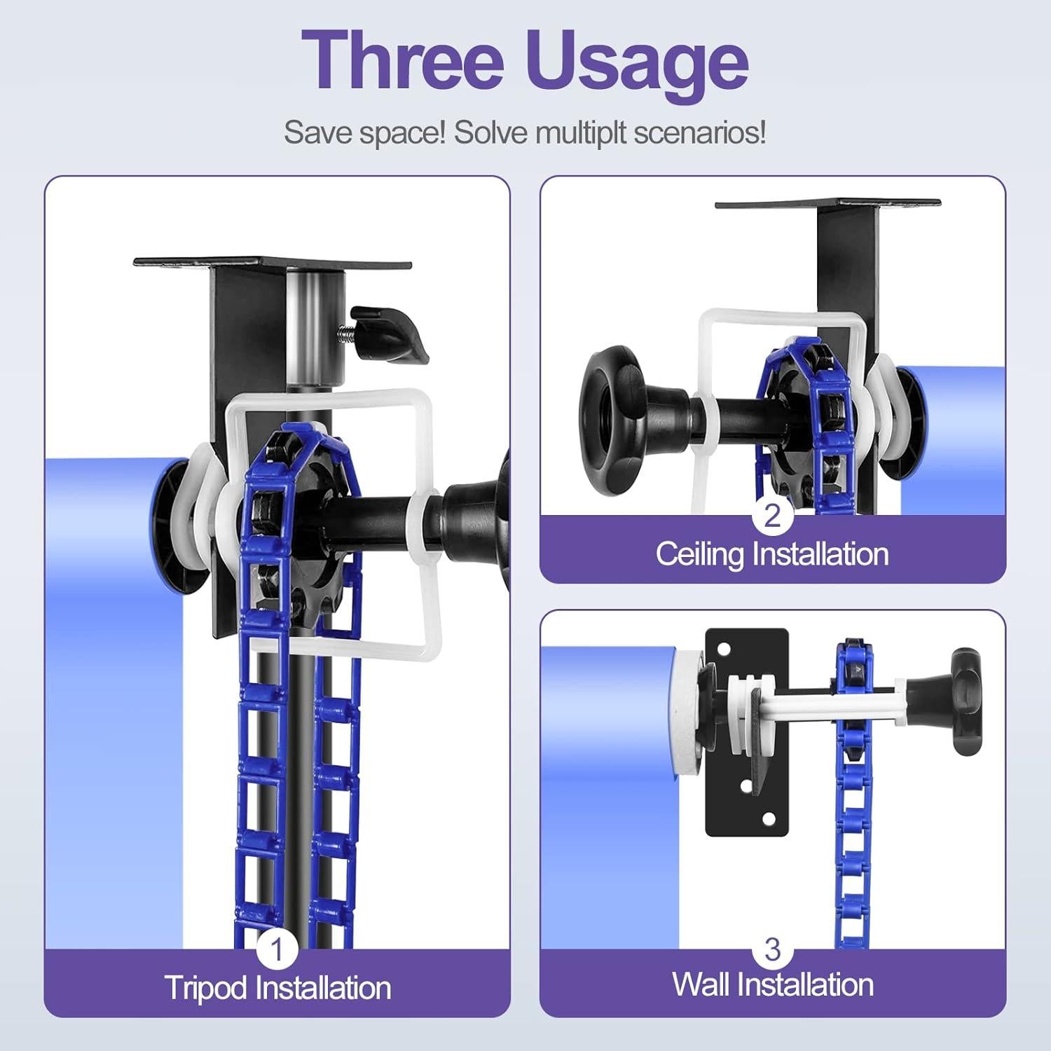 Soporte de Rodillo para Fondo de Fotografía EMART 1.74 kg