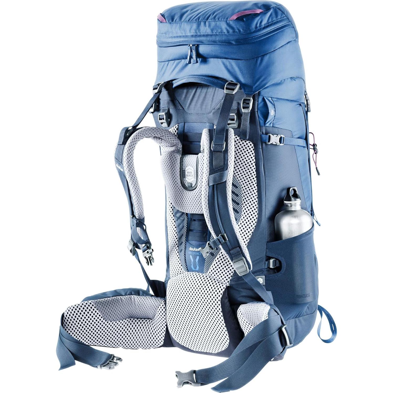 Mochila Deuter Aircontact 55+10 Medianoche-Navy 65L