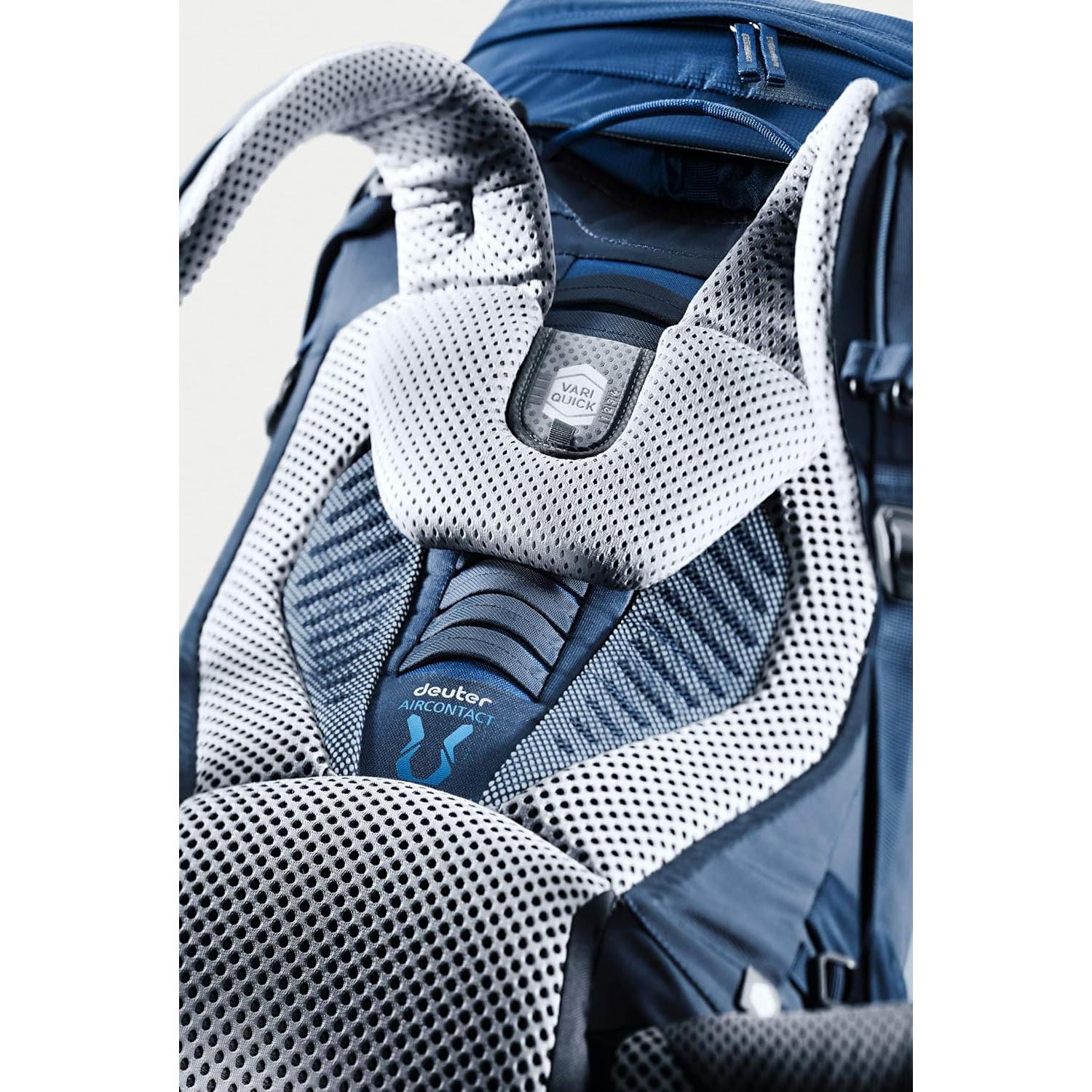 Mochila Deuter Aircontact 55+10 Medianoche-Navy 65L