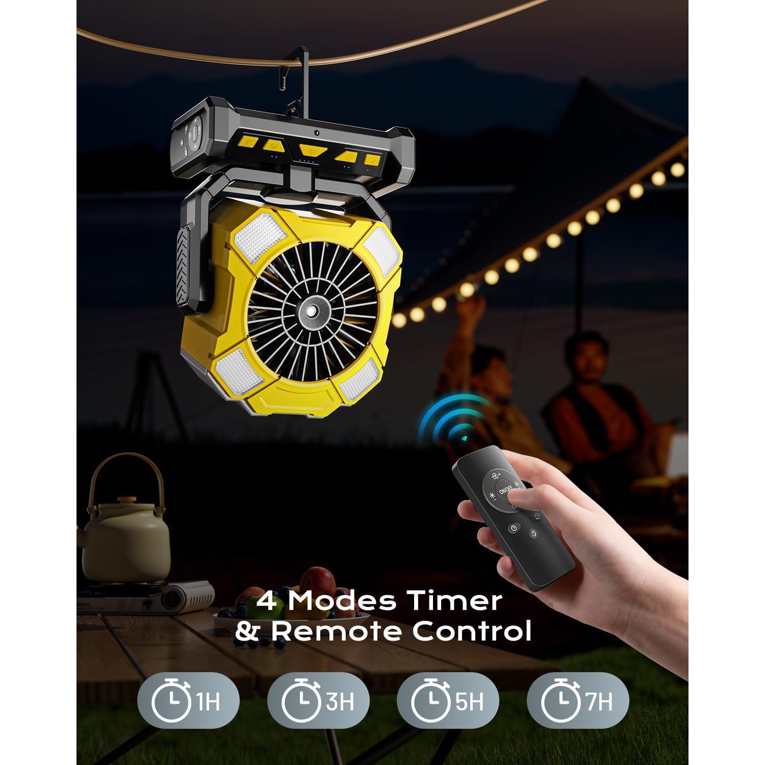 Ventilador Portátil RAZZMA GYFS-02 con Nebulización 300mL