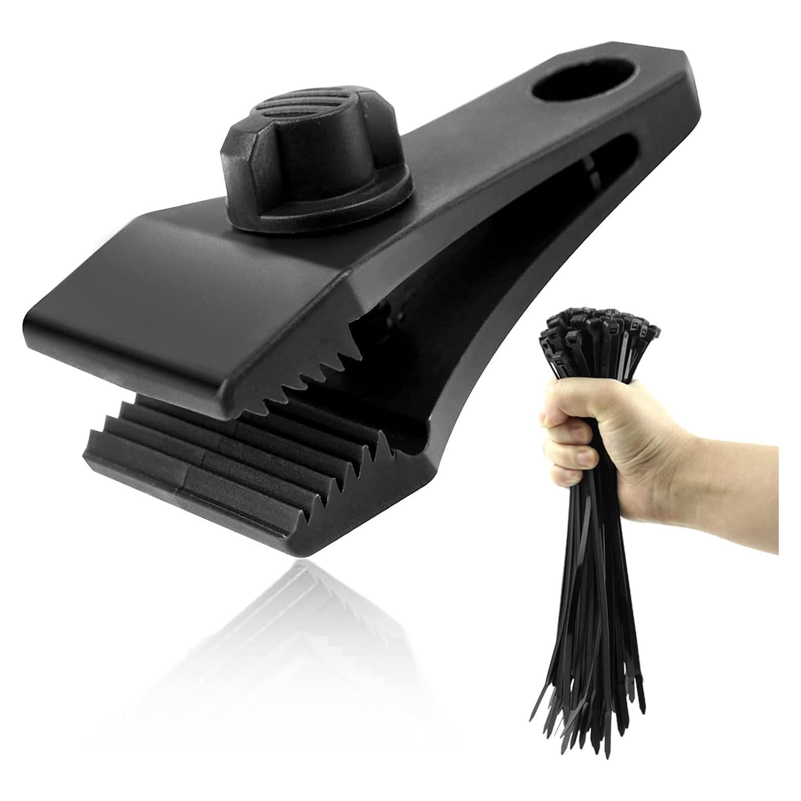 17 Piezas Clips de Lona Alta Resistencia AMURS con 100 Bridas