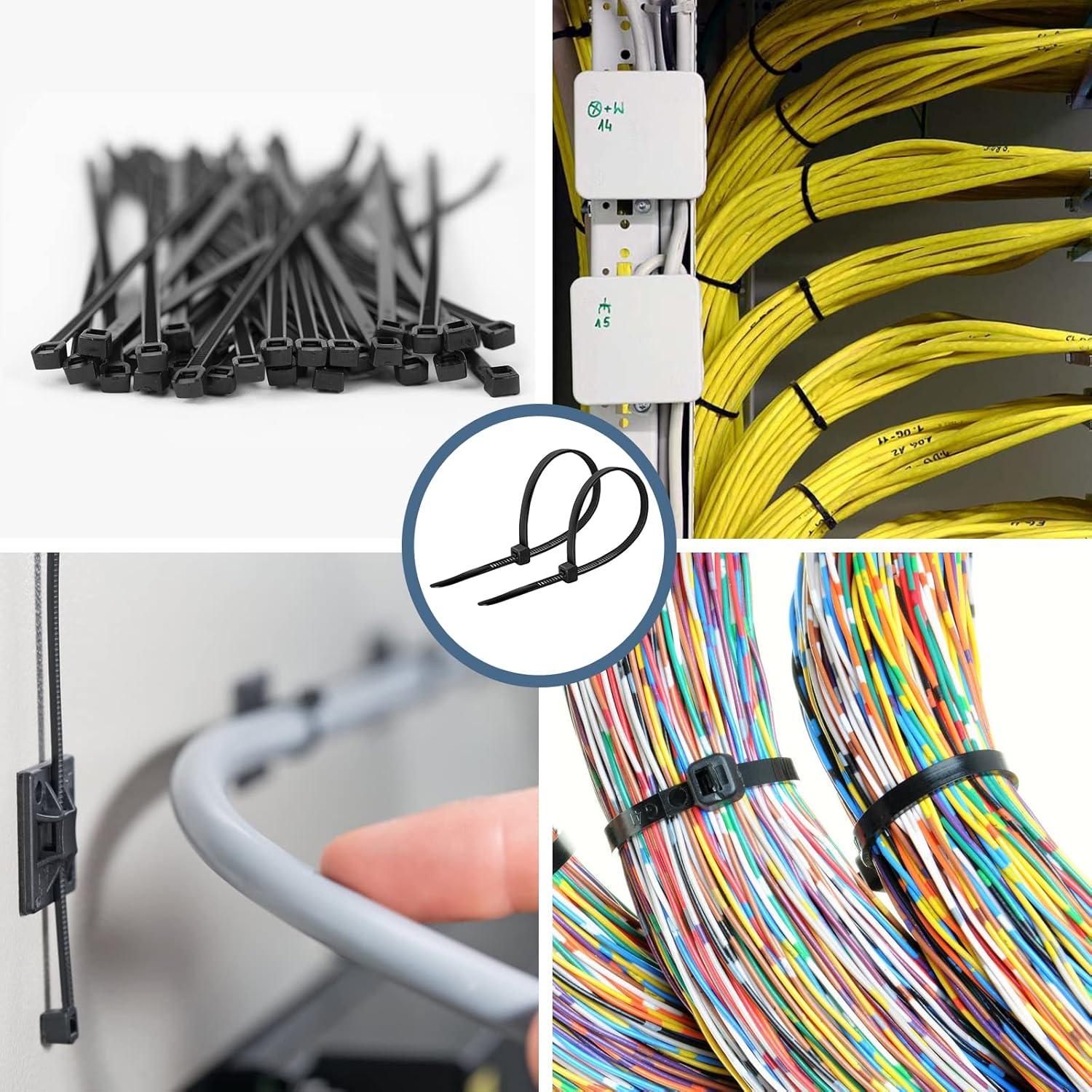 17 Piezas Clips de Lona Alta Resistencia AMURS con 100 Bridas