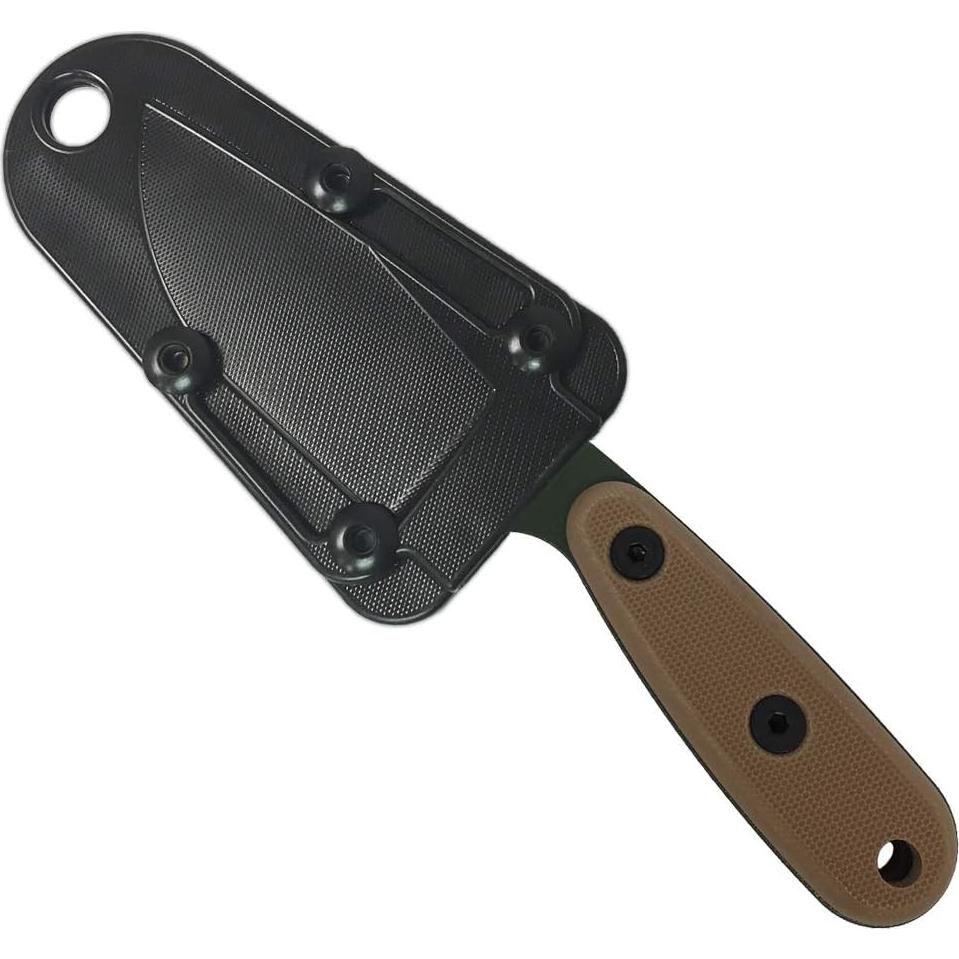 Cuchillo ESEE Izula-OD con Funda y Mango G10 Marrón