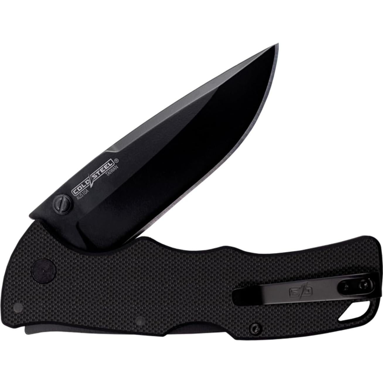 Cuchillo Plegable Cold Steel Verdict 3" AUS10A G-10 Negro