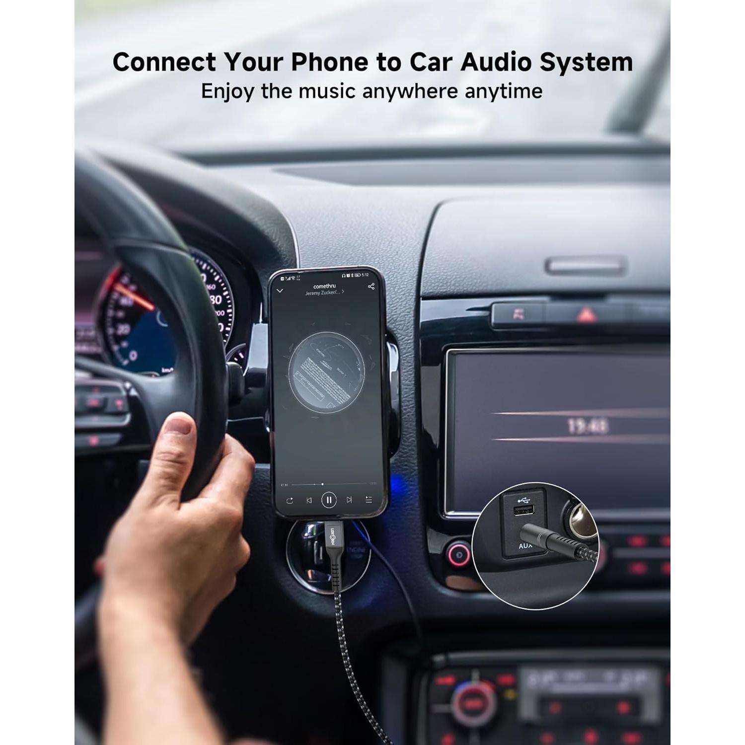 Cable de Audio USB C a 3.5mm LERTOSEN 1.22m Hi-Fi