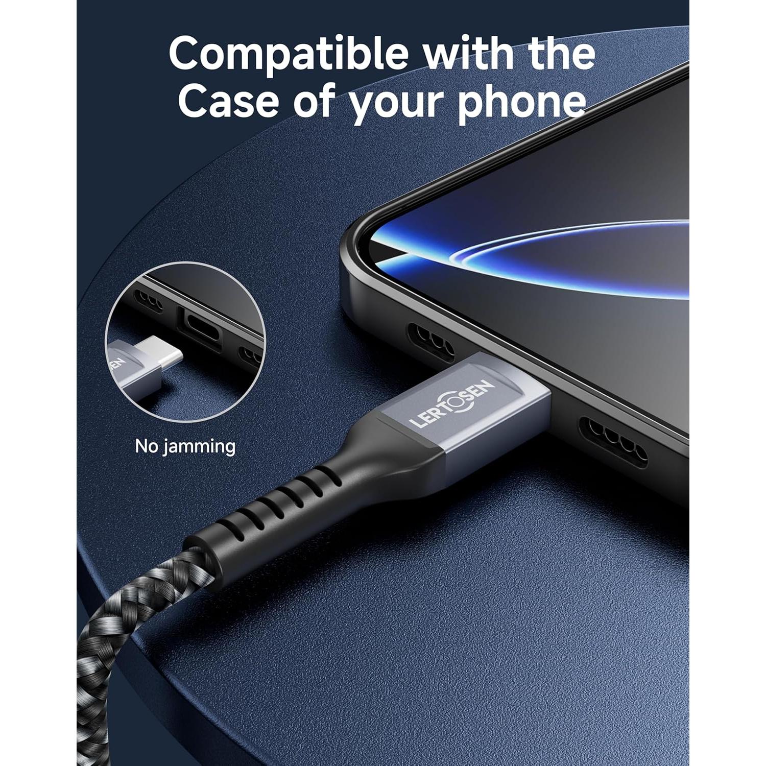 Cable de Audio USB C a 3.5mm LERTOSEN 1.22m Hi-Fi