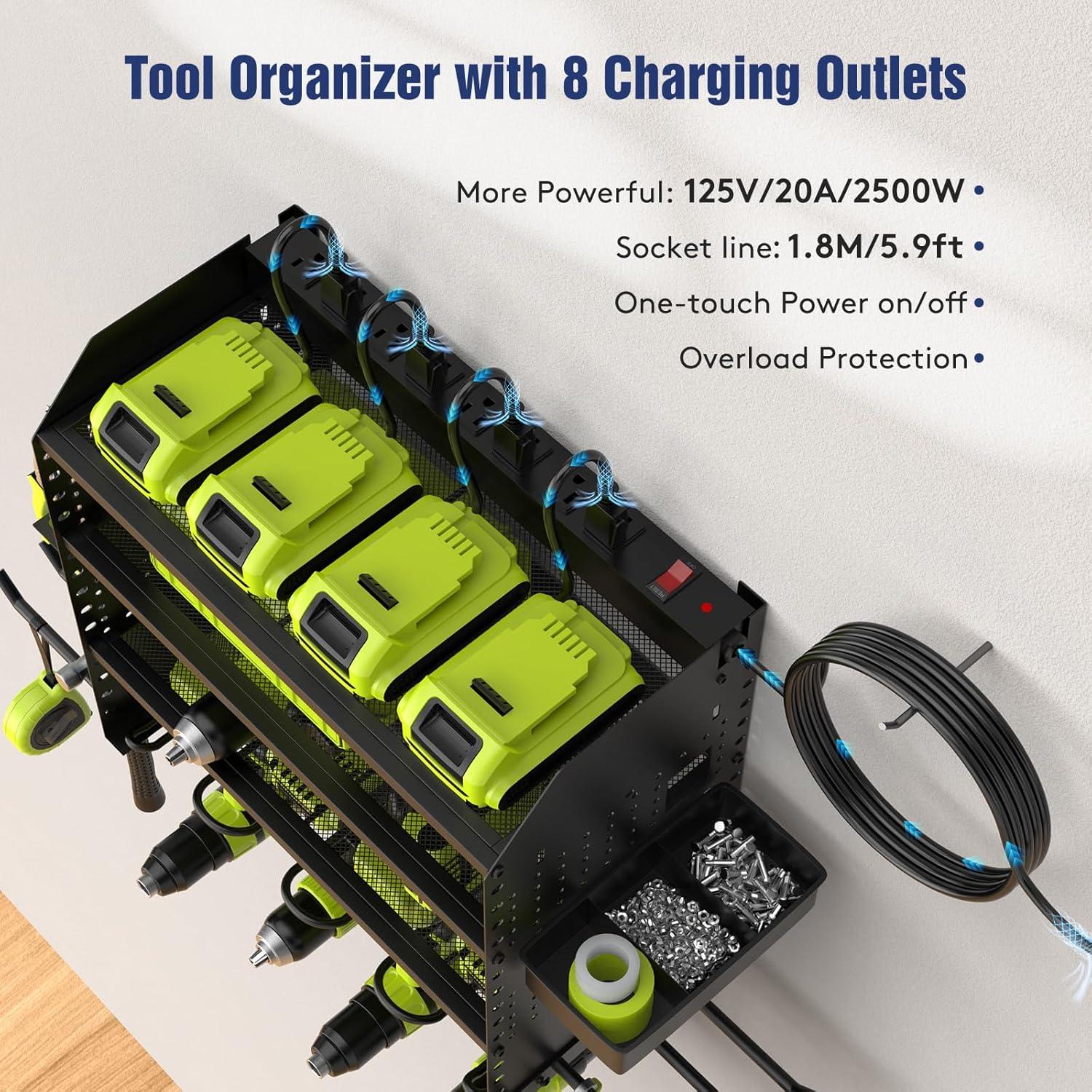 Organizador de Herramientas FURTIME Montaje en Pared 4 Capas