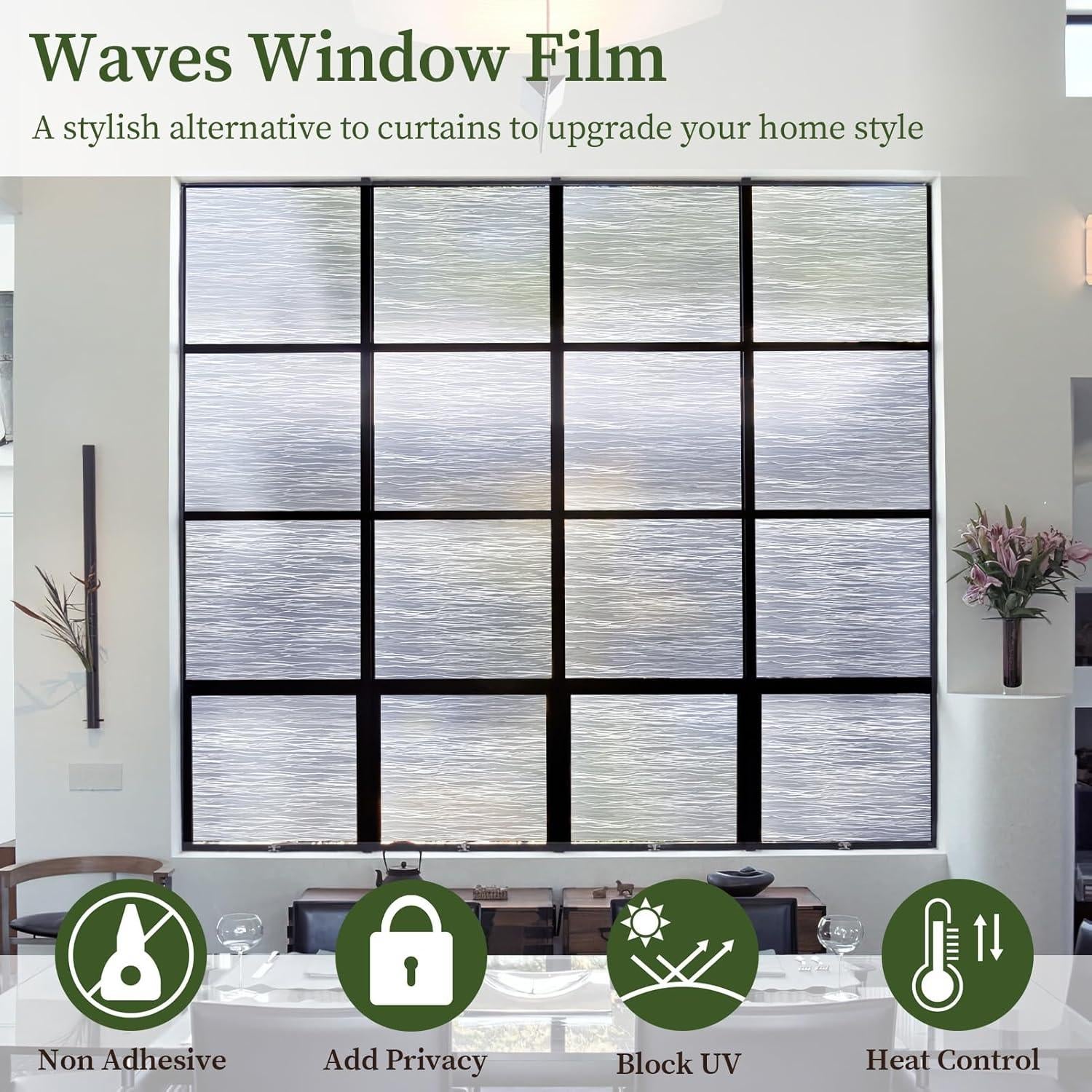 Película de Privacidad para Ventanas FEOMOS 43.9x199.9 cm