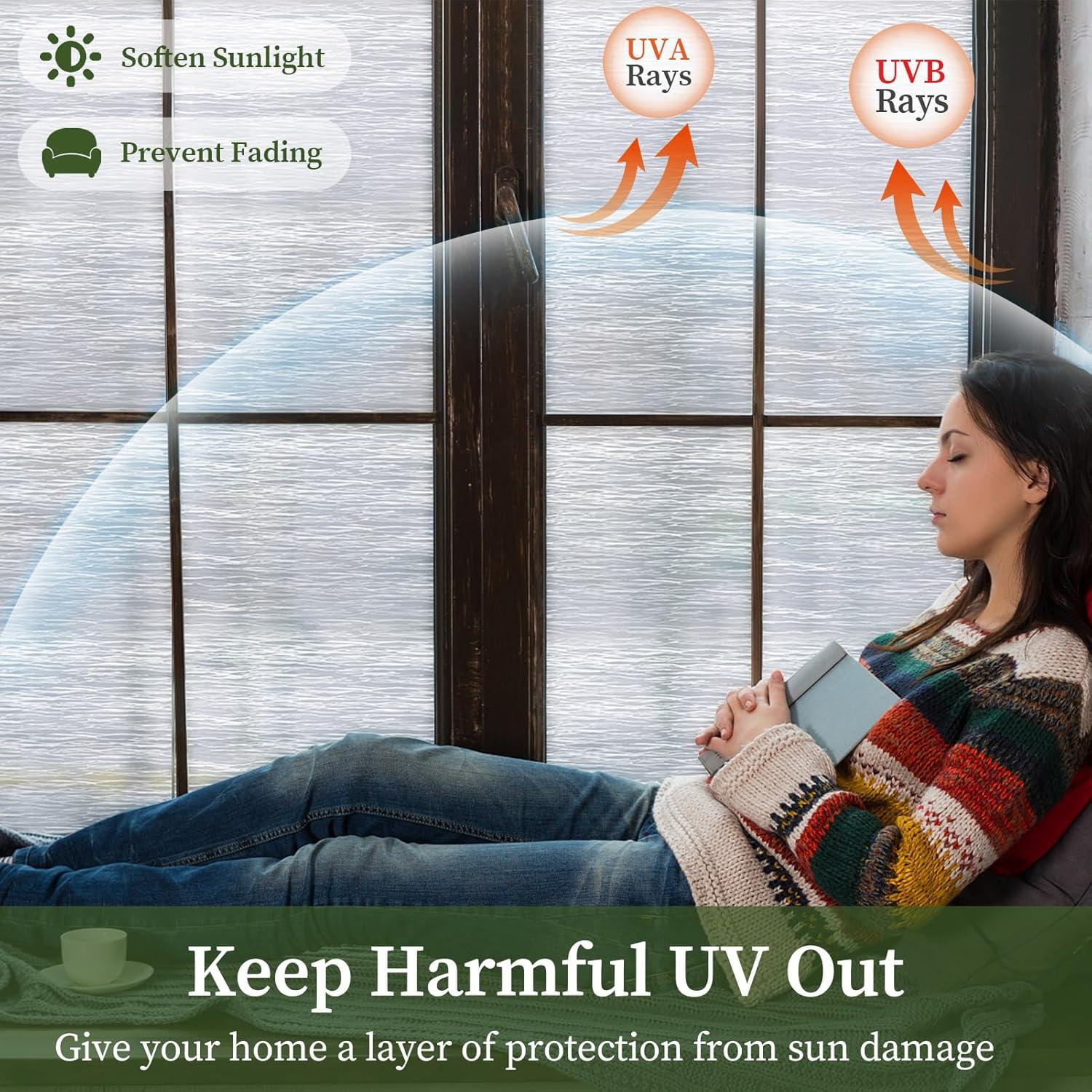 Película de Privacidad para Ventanas FEOMOS 43.9x199.9 cm