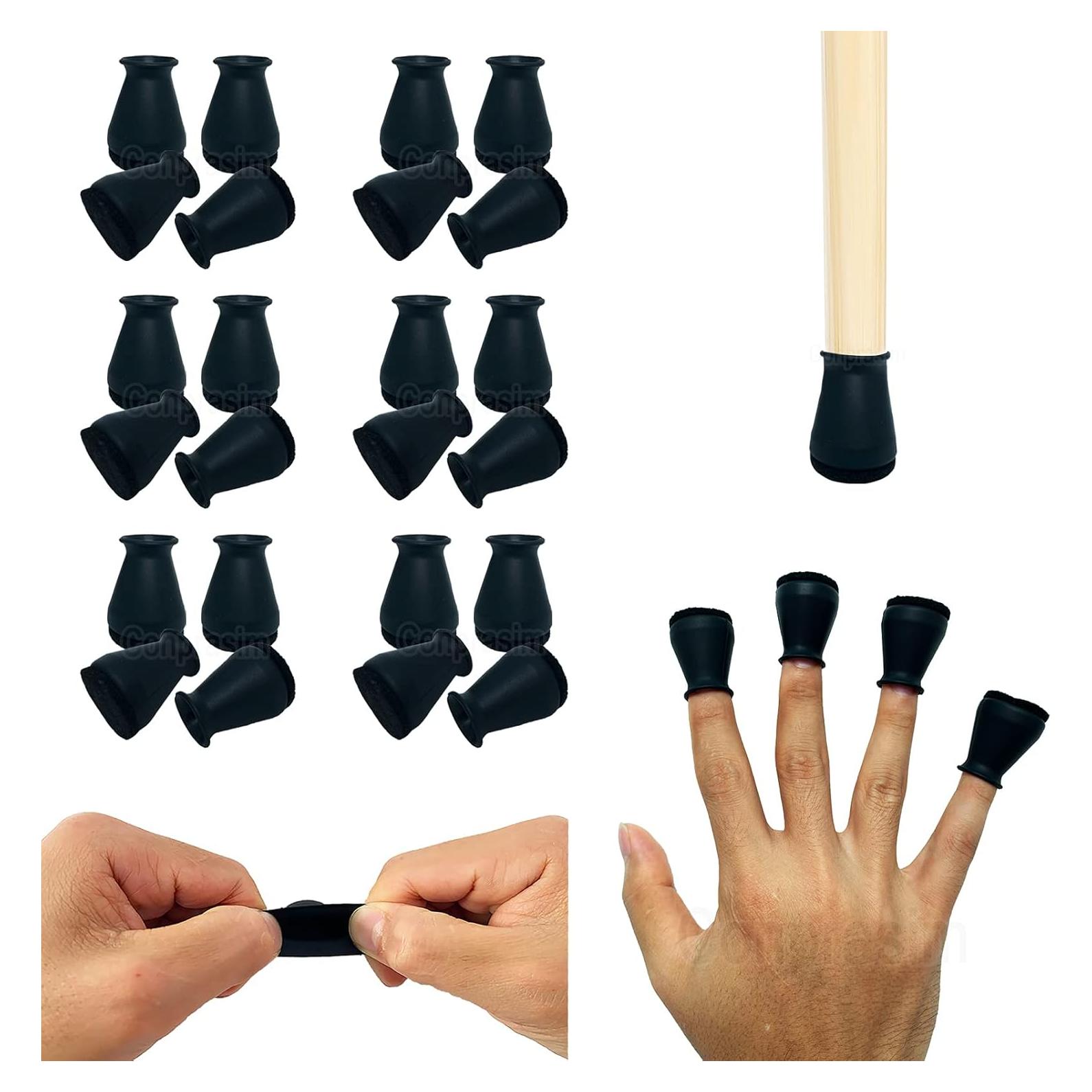 Protectores de Piso de Silicona Conprasim 24 Unidades Extra Pequeños