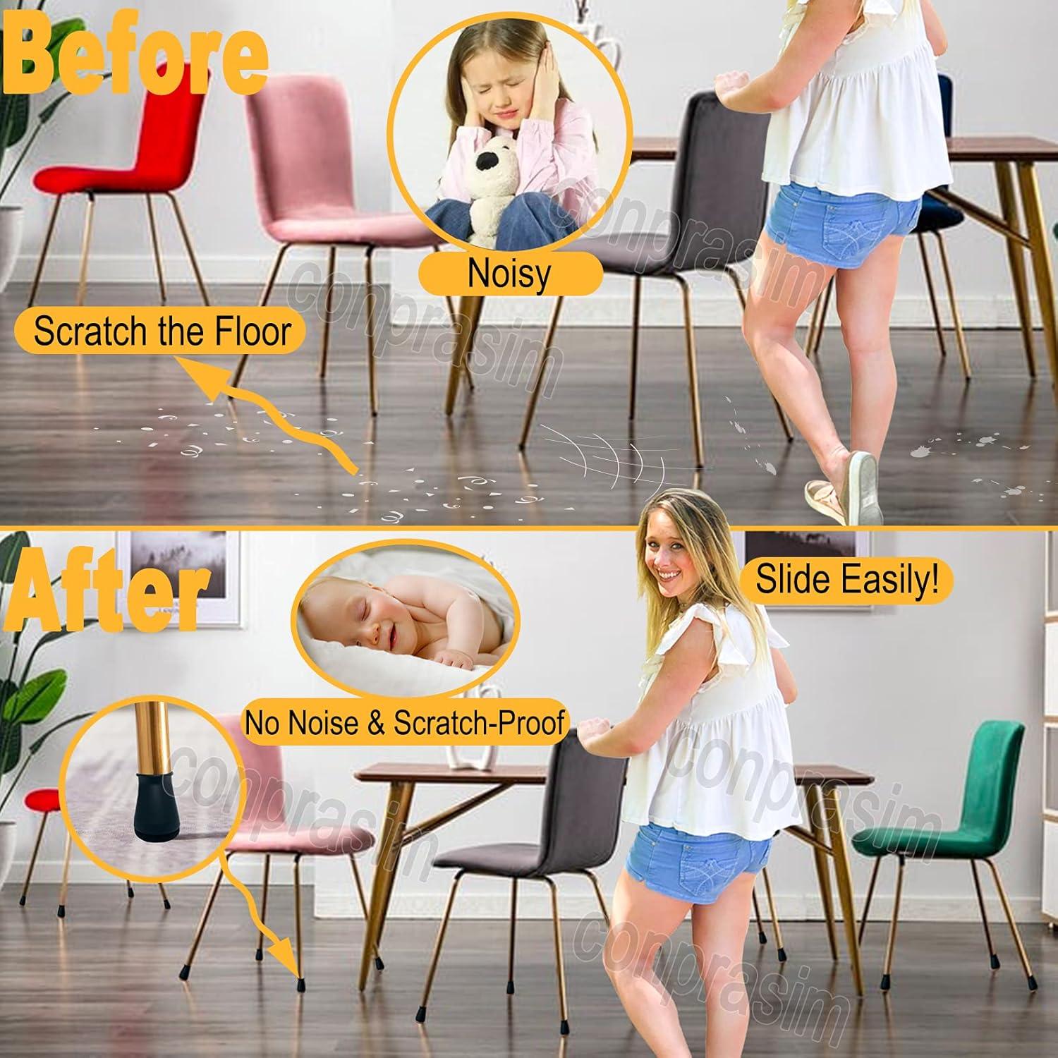 Protectores de Piso de Silicona Conprasim 24 Unidades Extra Pequeños