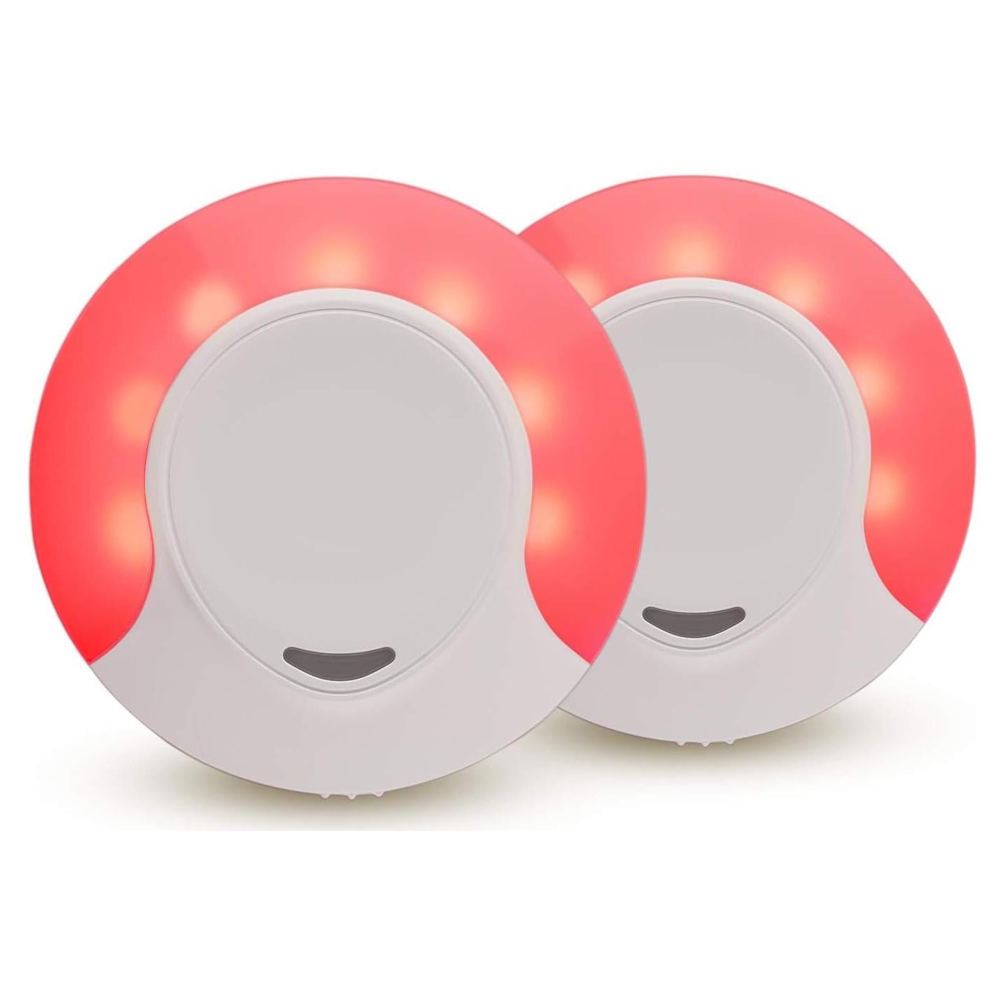 Luz Nocturna LED Roja Emagine A con Sensor Automático - 2 Unidades