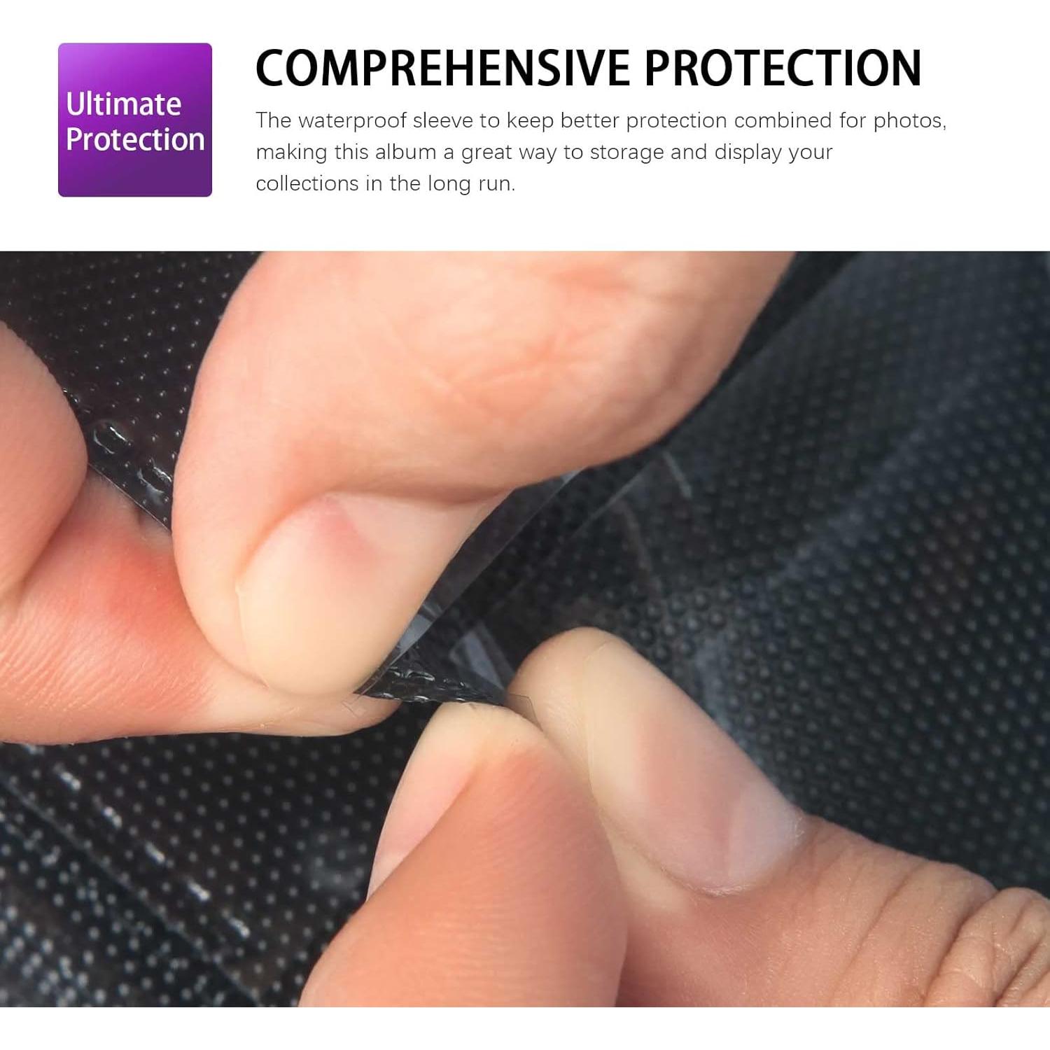 Álbum de fotos Rekeen 432 bolsillos para Instax Mini púrpura