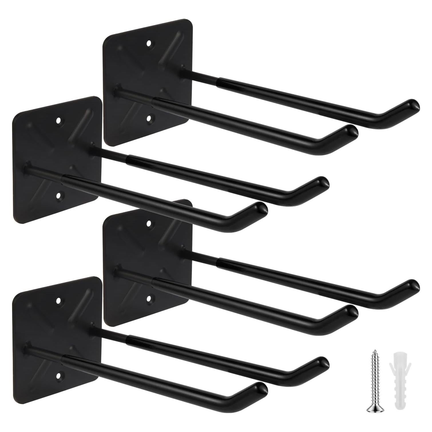 Ganchos de Almacenamiento ZexHok 10" Acero para Garaje - Juego de 4