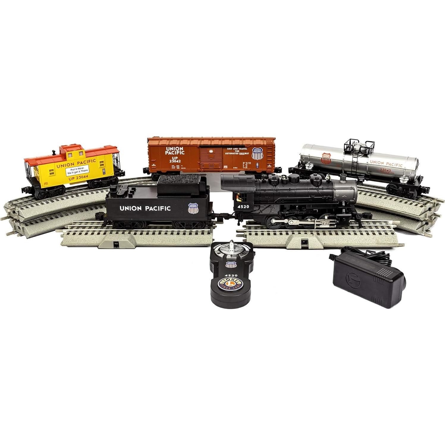 Lionel Union Pacific Flyer LionChief 0-8-0 Set with Bluetooth Capability, Electric O Gauge Model Train Set with Remote, Multi