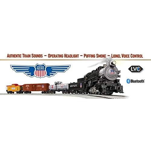 Lionel Union Pacific Flyer LionChief 0-8-0 Set with Bluetooth Capability, Electric O Gauge Model Train Set with Remote, Multi