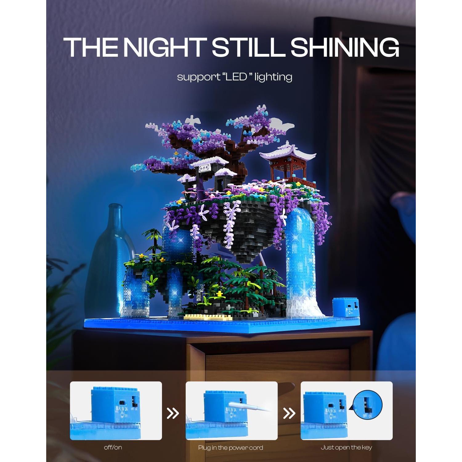 Juego de Bonsai Kimiangel Palacio de la Luna 4574 Piezas