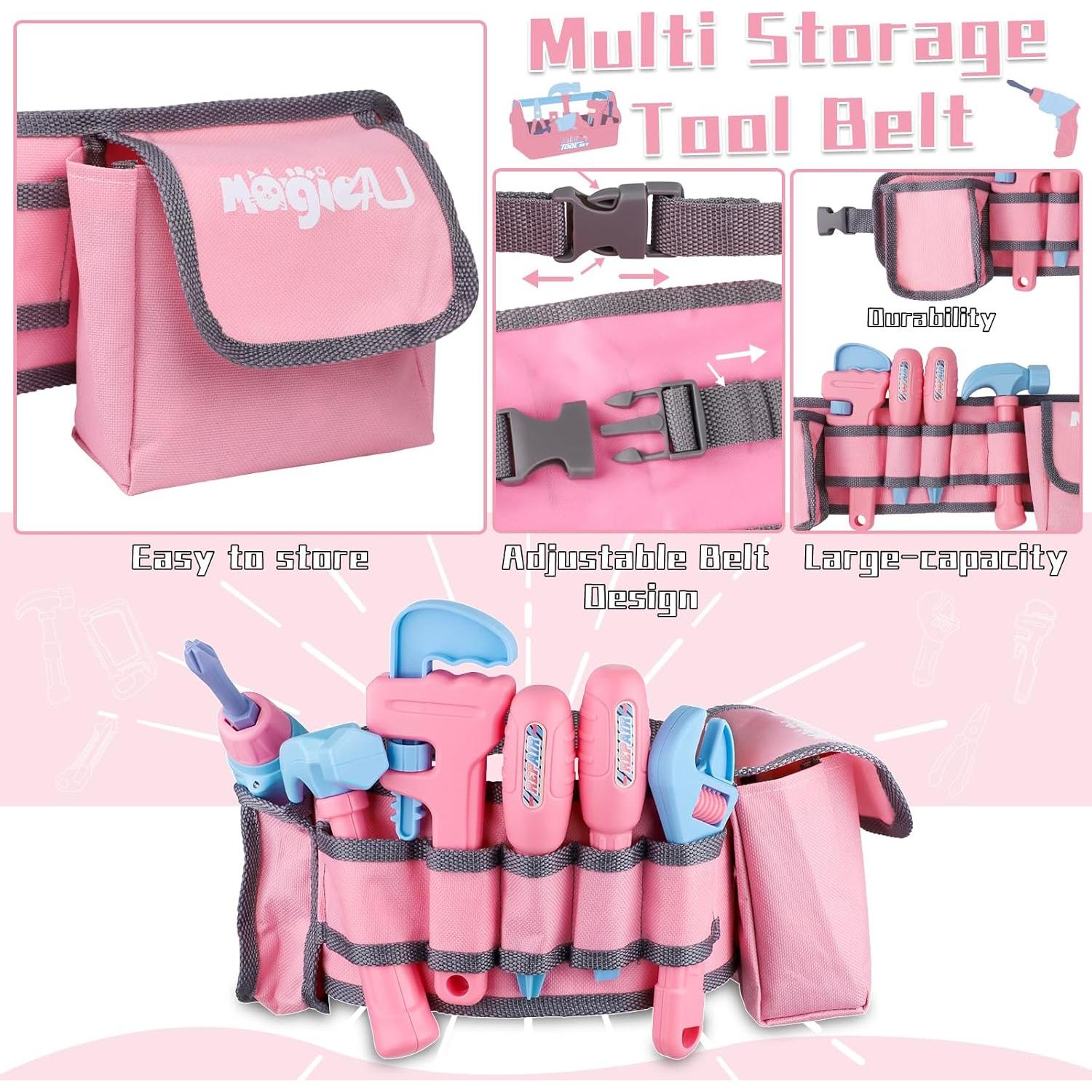 Juego de Herramientas para Niños MAGIC4U 48 Piezas con Taladro