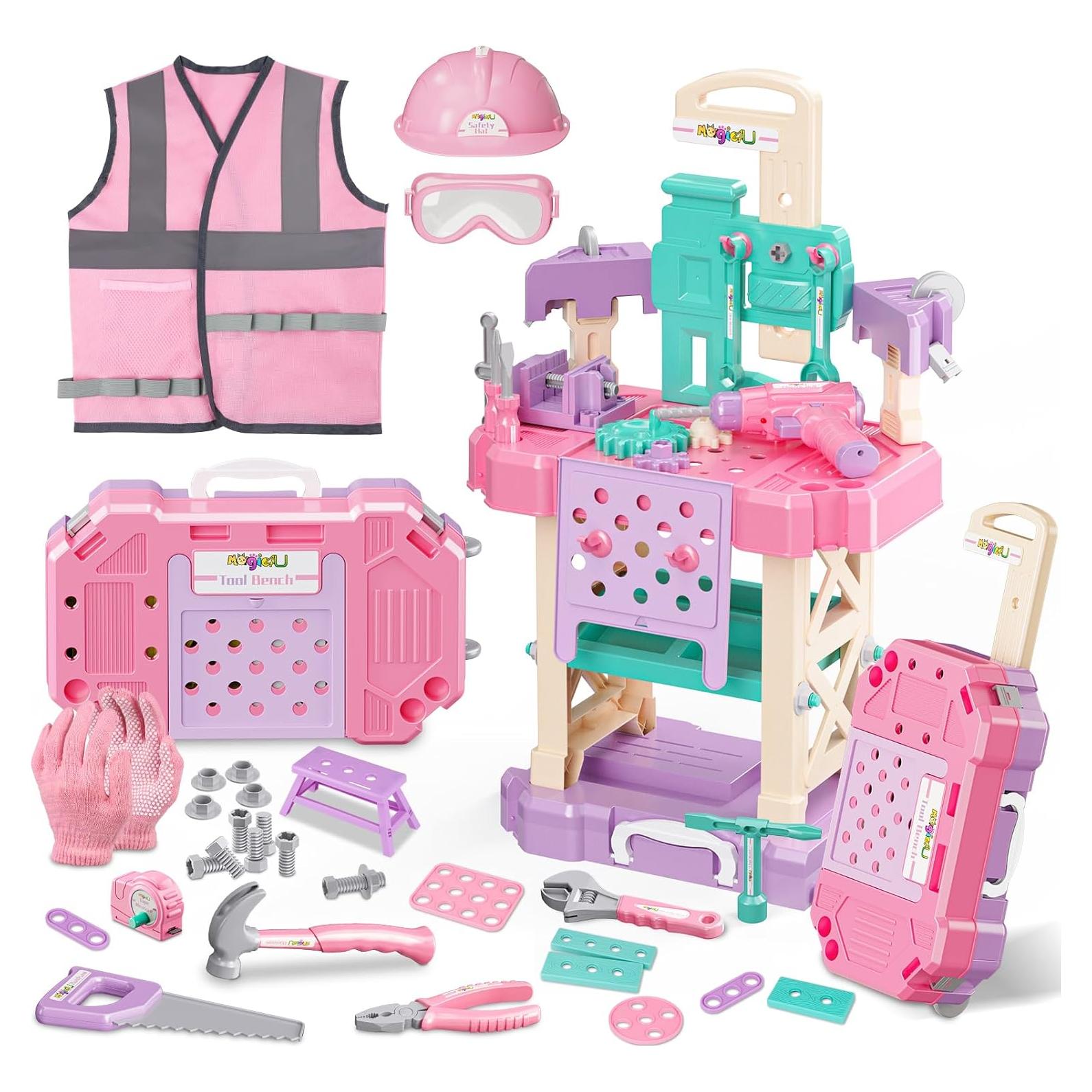 Juego de herramientas para niños MAGIC4U 89PCS con taladro