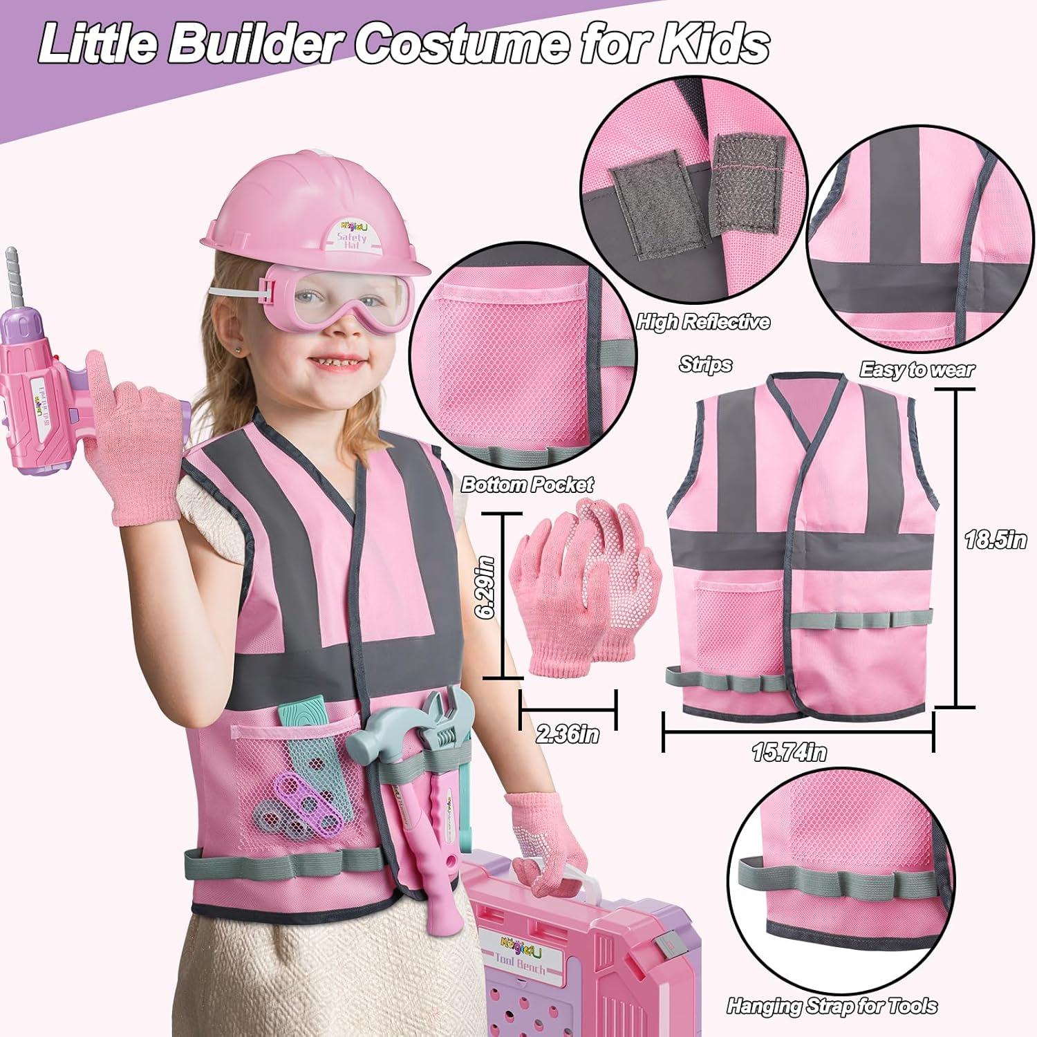 Juego de herramientas para niños MAGIC4U 89PCS con taladro