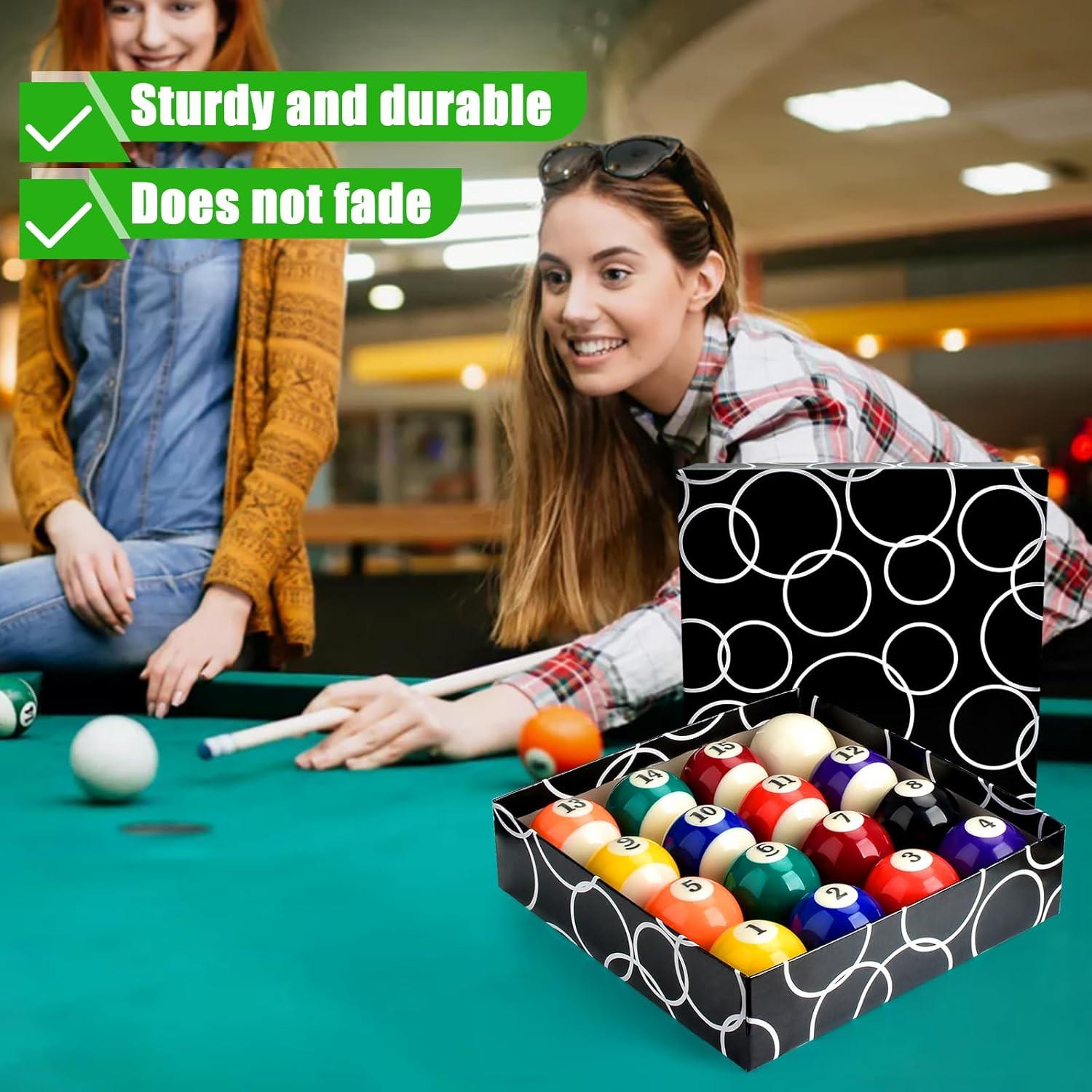 Set de 16 Bolas de Billar AccEncyc 5.72cm Resina Profesional