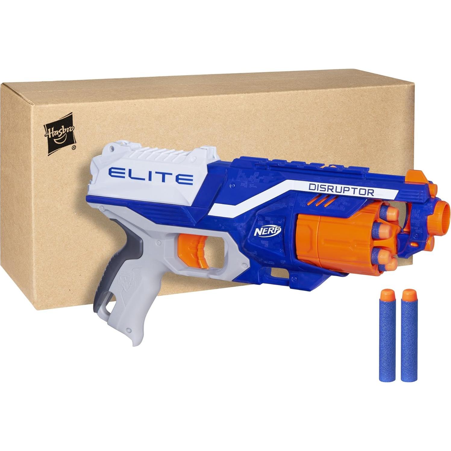 Nerf Blaster Elite Disruptor Hasbro 6 Dardos Rápido
