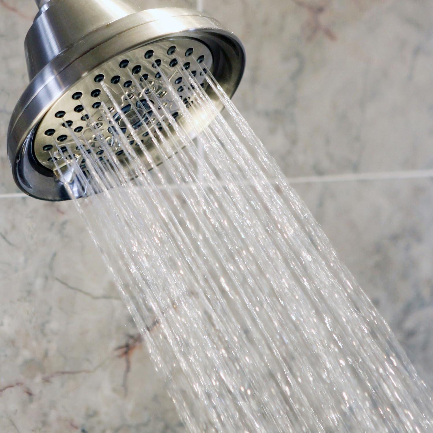 Cabezal de Ducha Aqua Elegante Masaje y Neblina 1.8 GPM Níquel