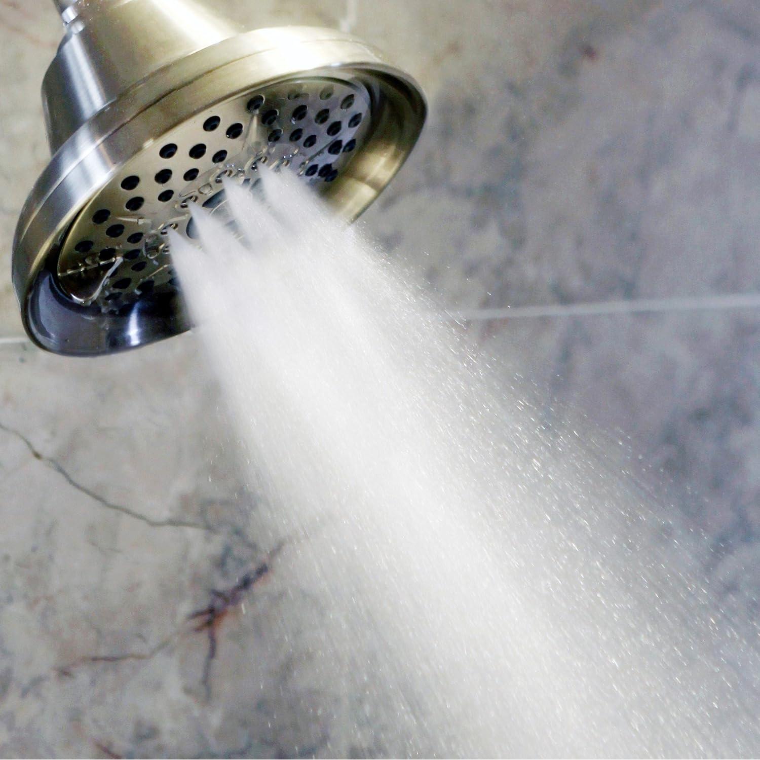 Cabezal de Ducha Aqua Elegante Masaje y Neblina 1.8 GPM Níquel