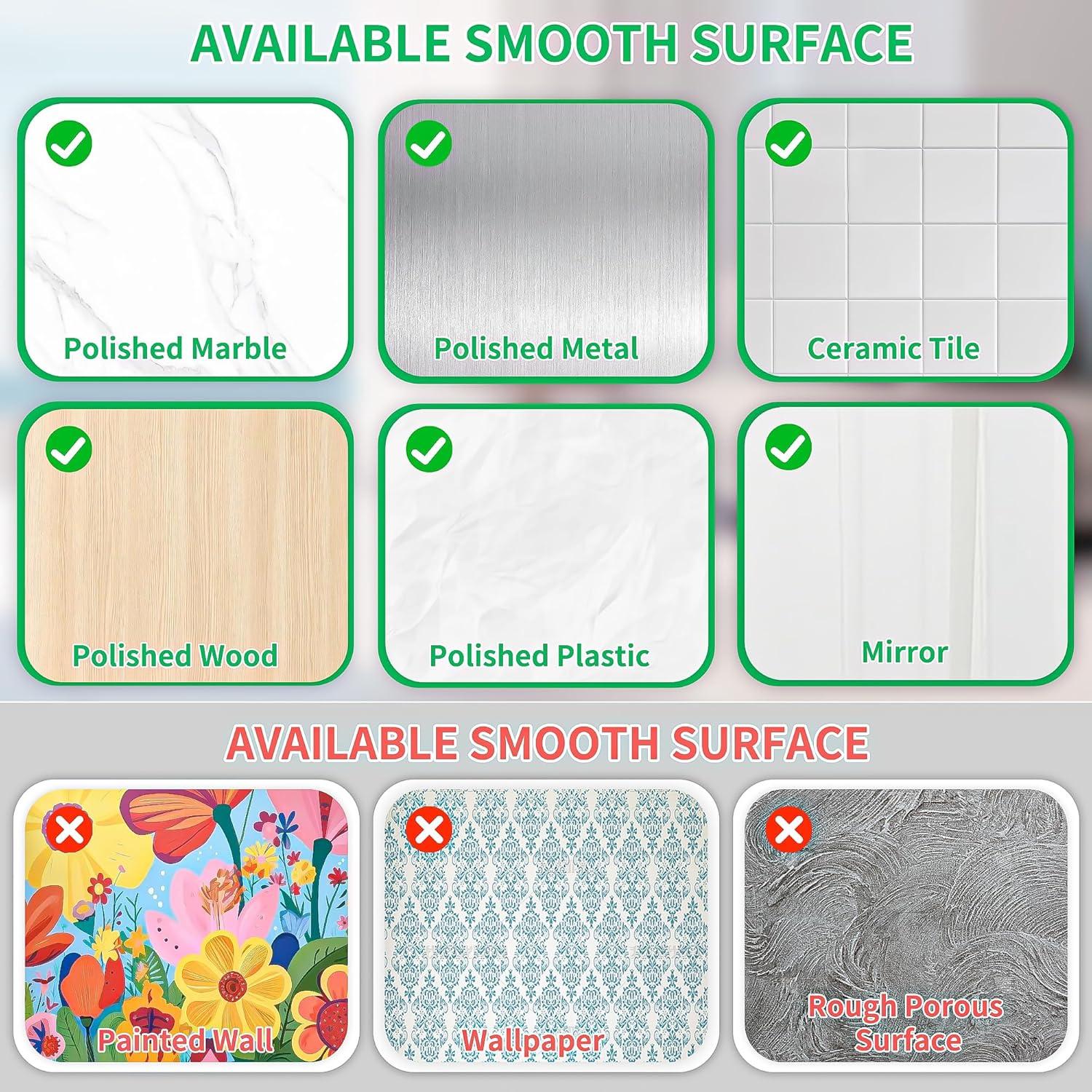 Ganchos de Ventosa KWV para Ducha Sin Taladro 6.8kg Negro 2PCS