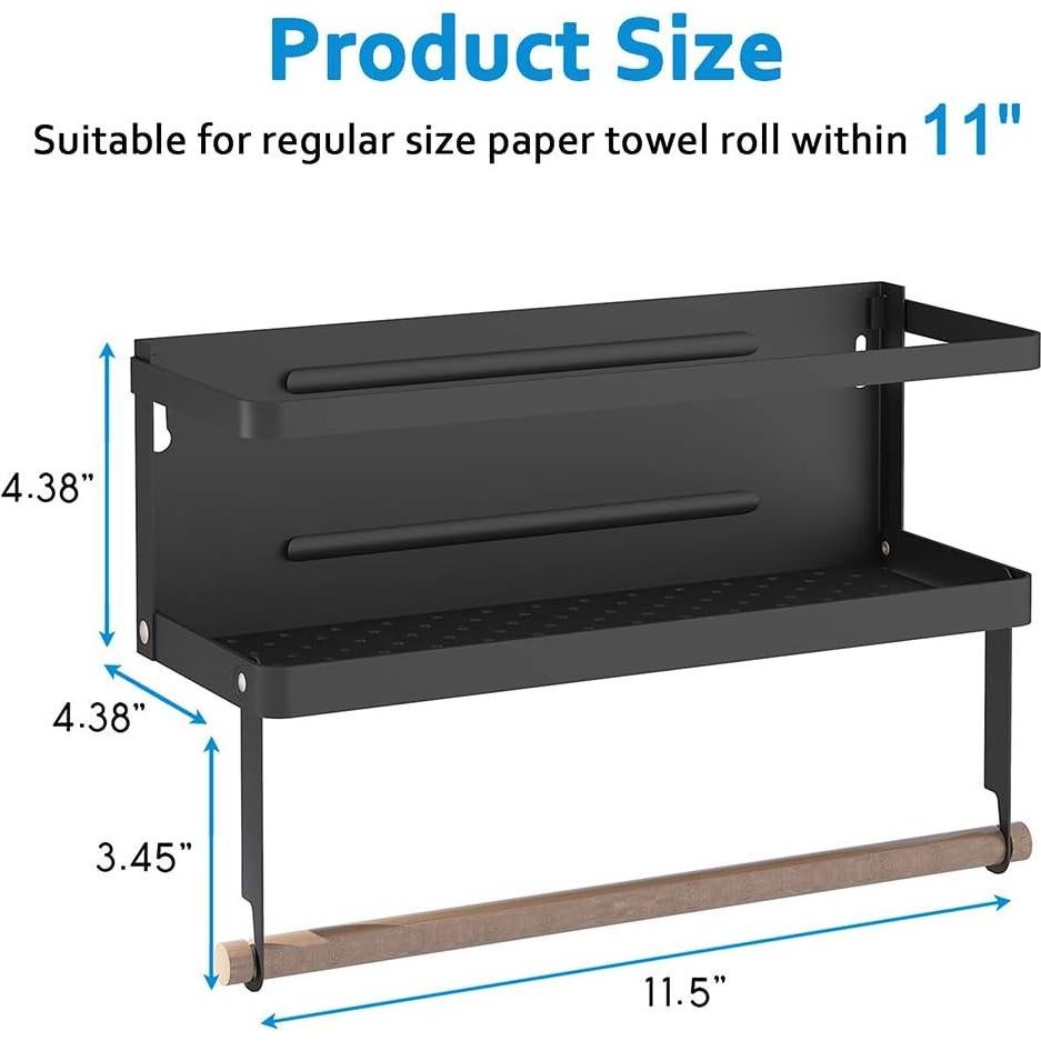 Estante Magnético Plegable Thipoten para Especias y Toallas
