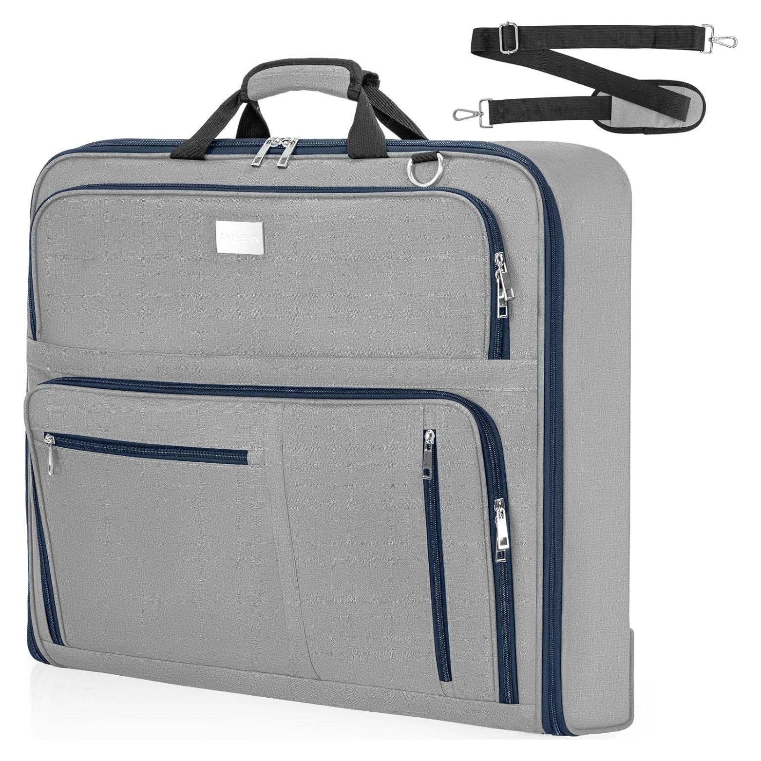 Bolsa de Ropa de Viaje AKOZLIN Plegable Gris 104.1x52.1cm