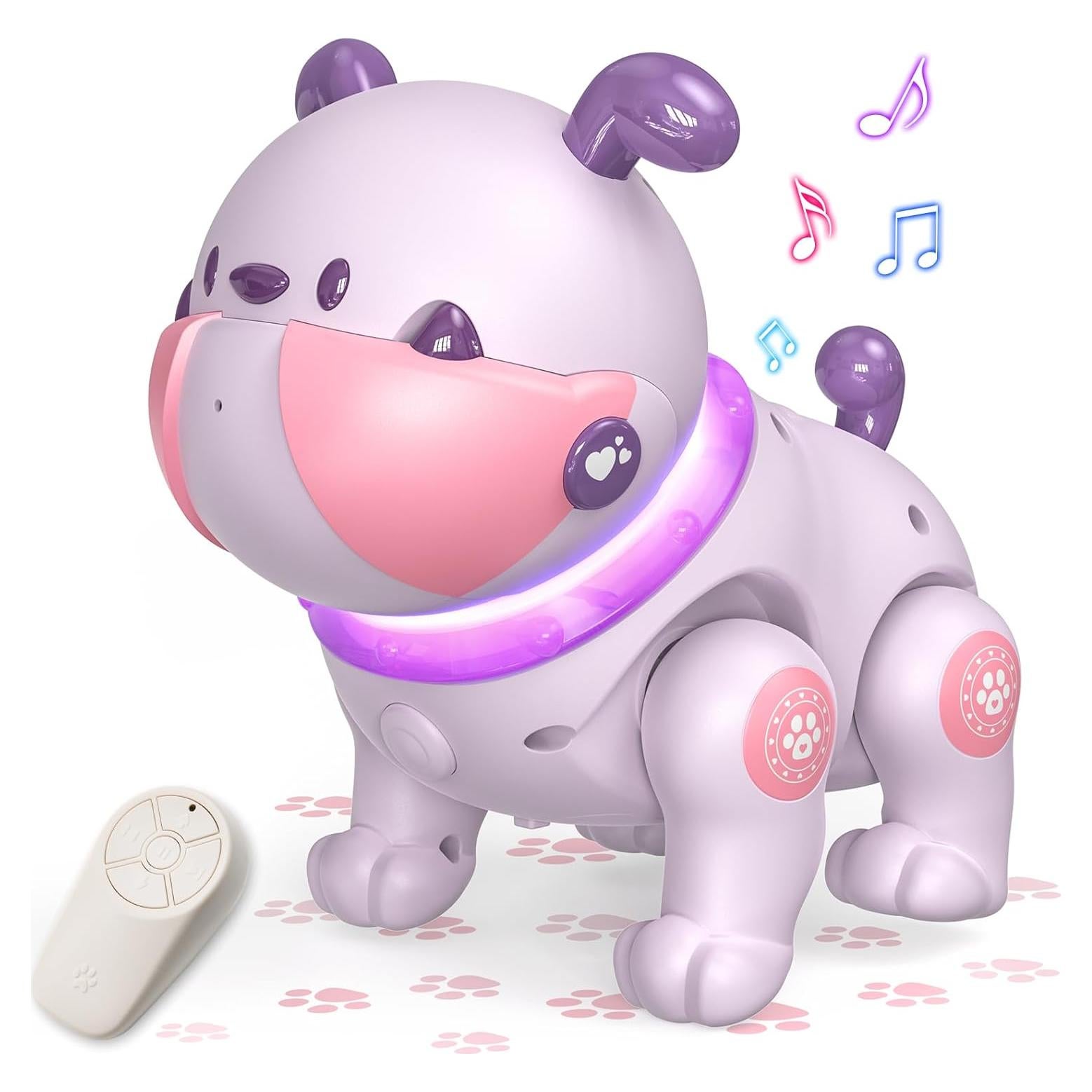 Perro Robot SIMREX BG1539 Control Remoto Música y Luz