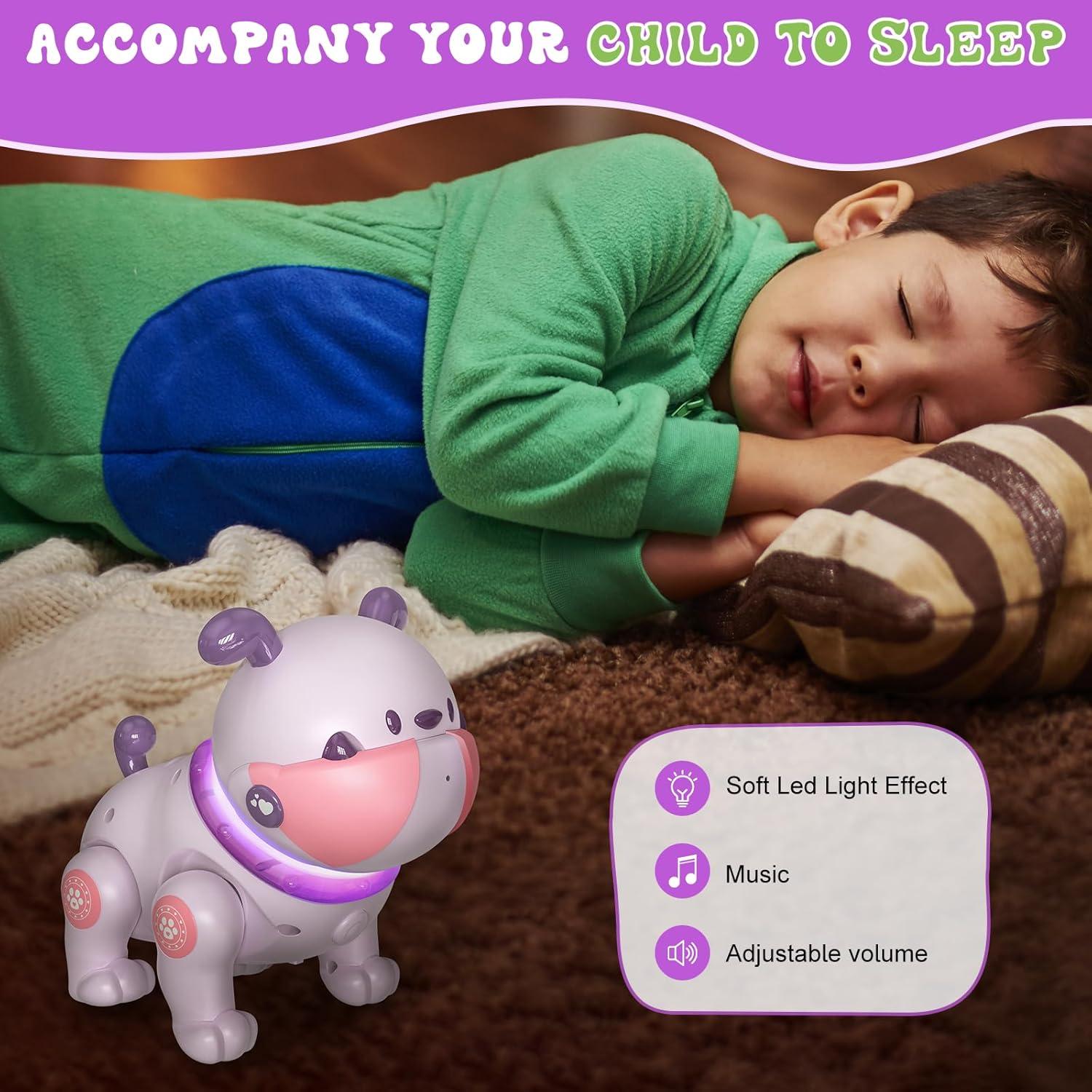 Perro Robot SIMREX BG1539 Control Remoto Música y Luz