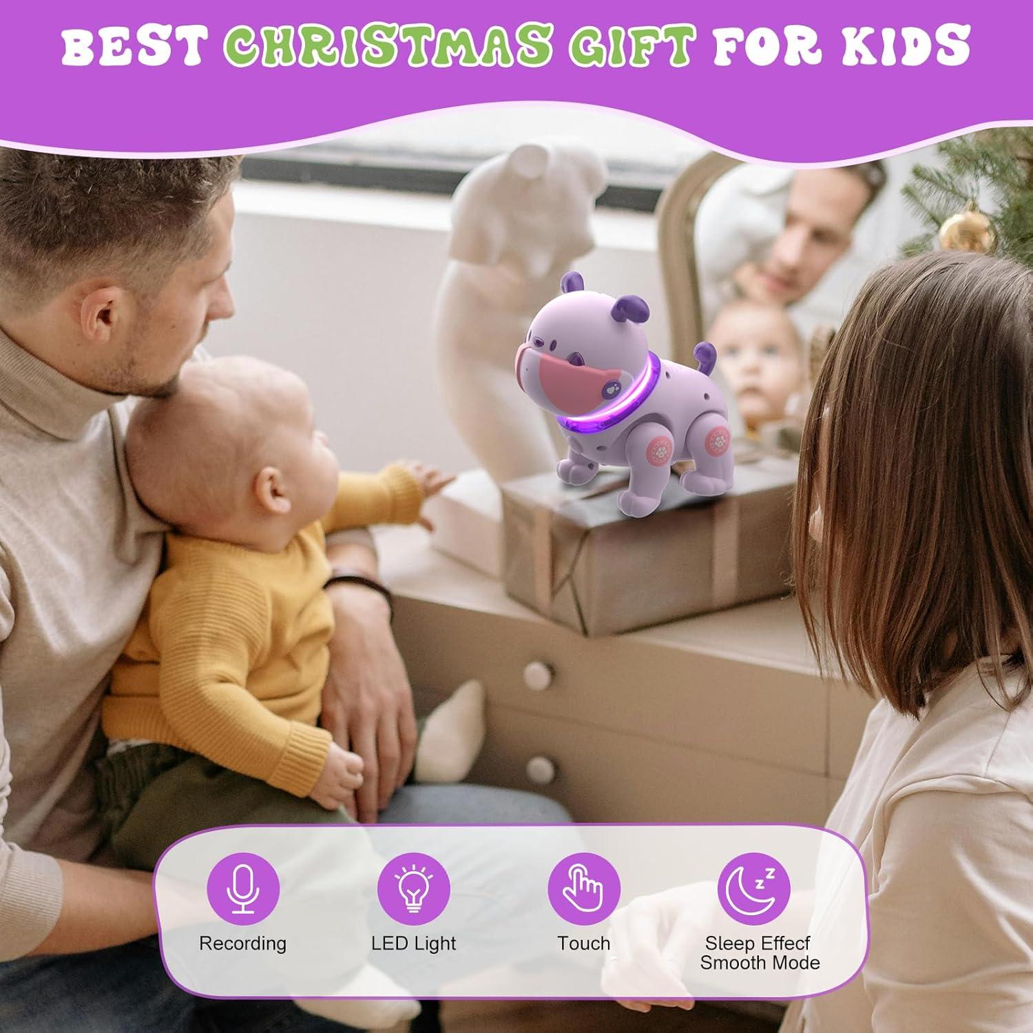 Perro Robot SIMREX BG1539 Control Remoto Música y Luz