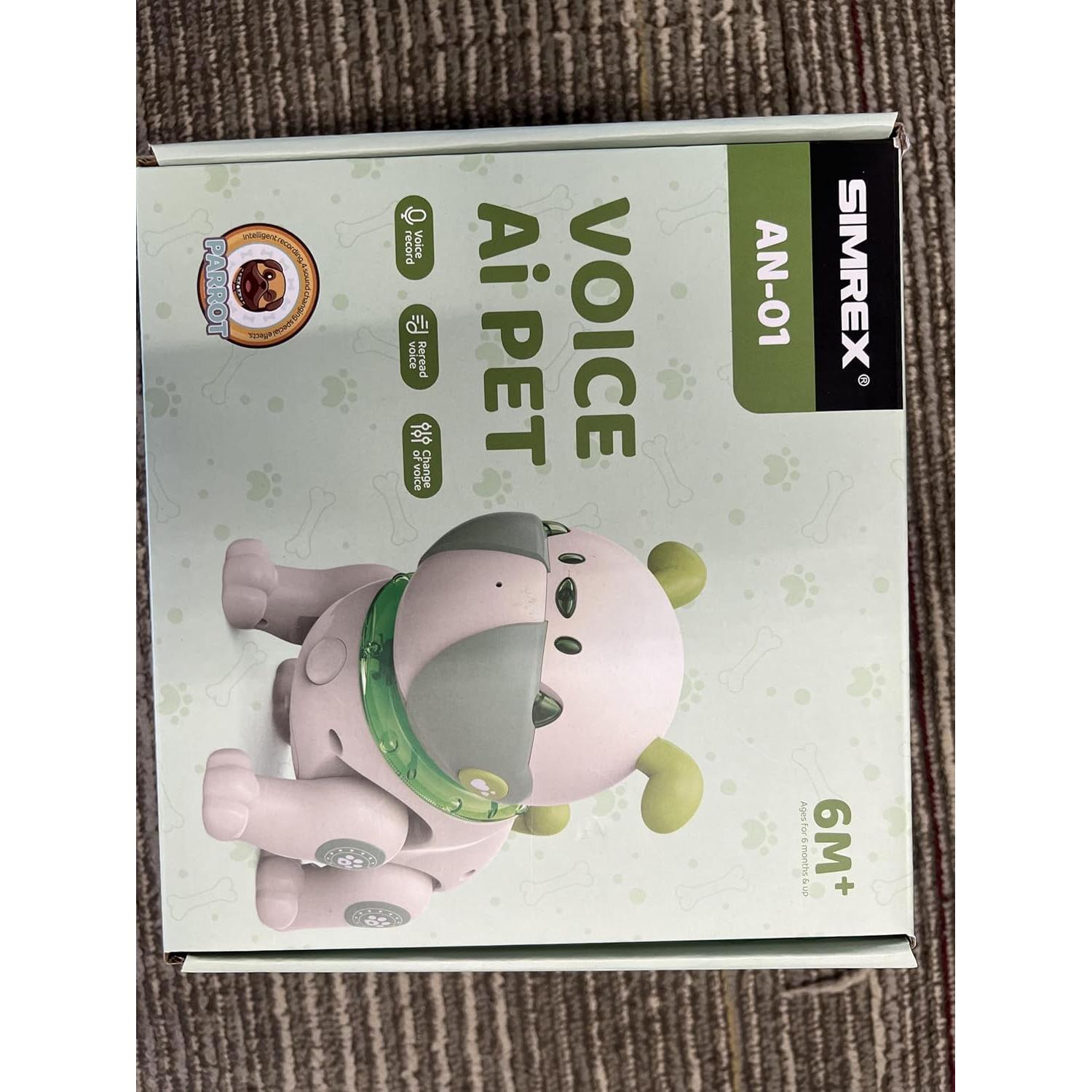 Perro Robot SIMREX BG1539 Control Remoto Música y Luz