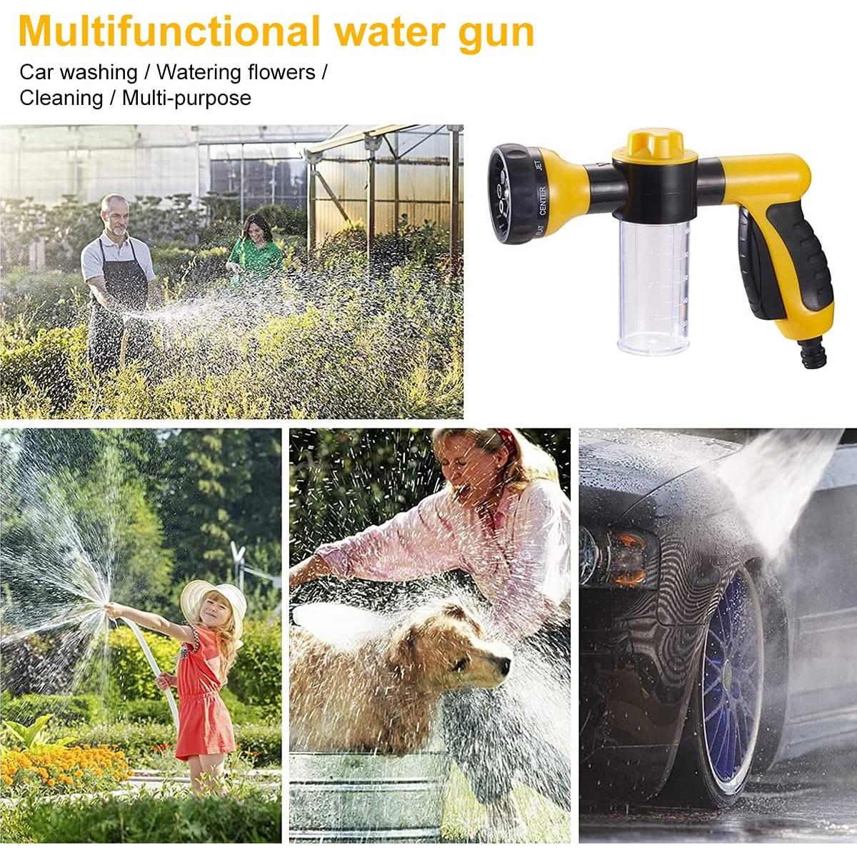 Boquilla de Lavado a Presión Kamirola 8 en 1 con Jabón